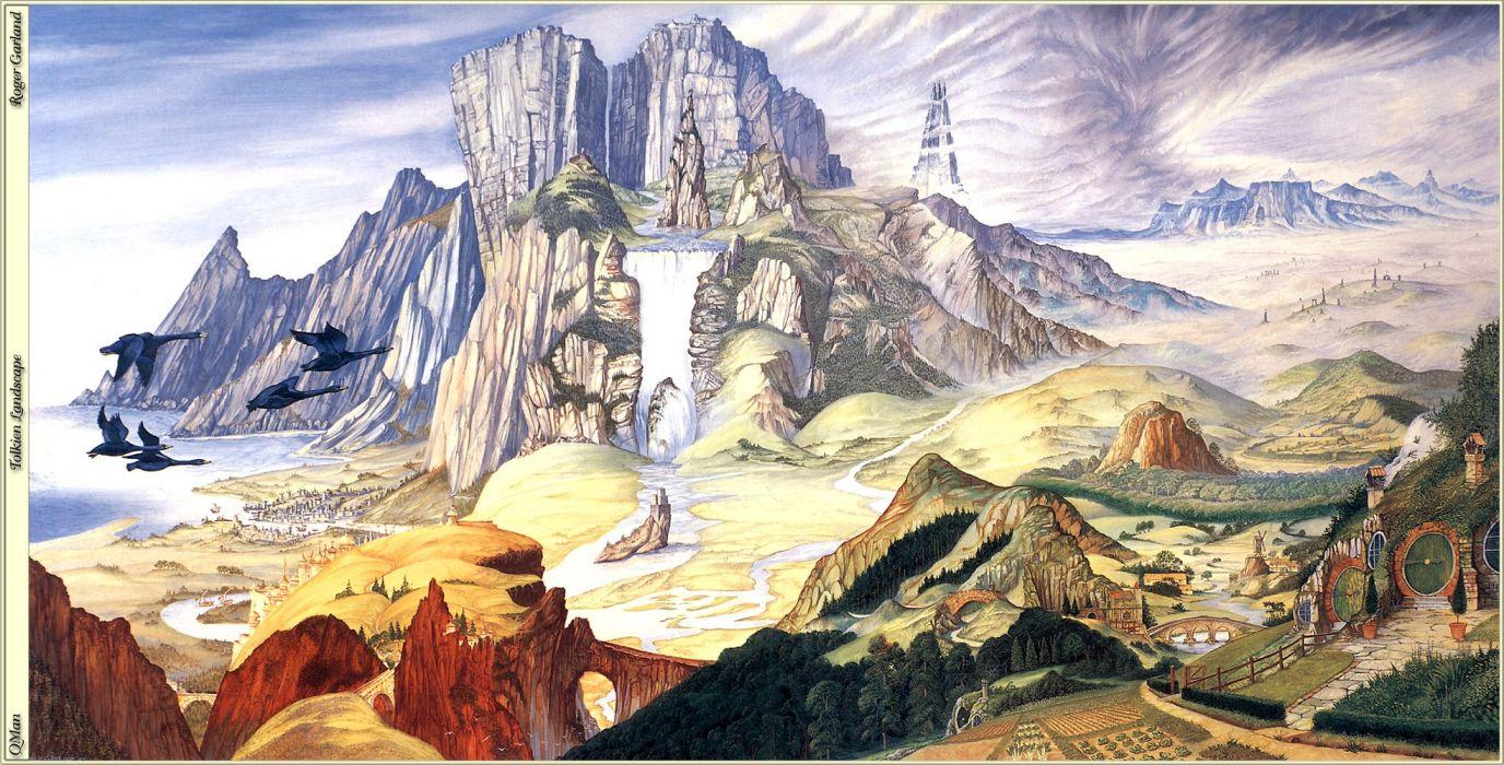 1376x700 Art artwork fantasy artistic original lord rings lotr wallpaperx1000