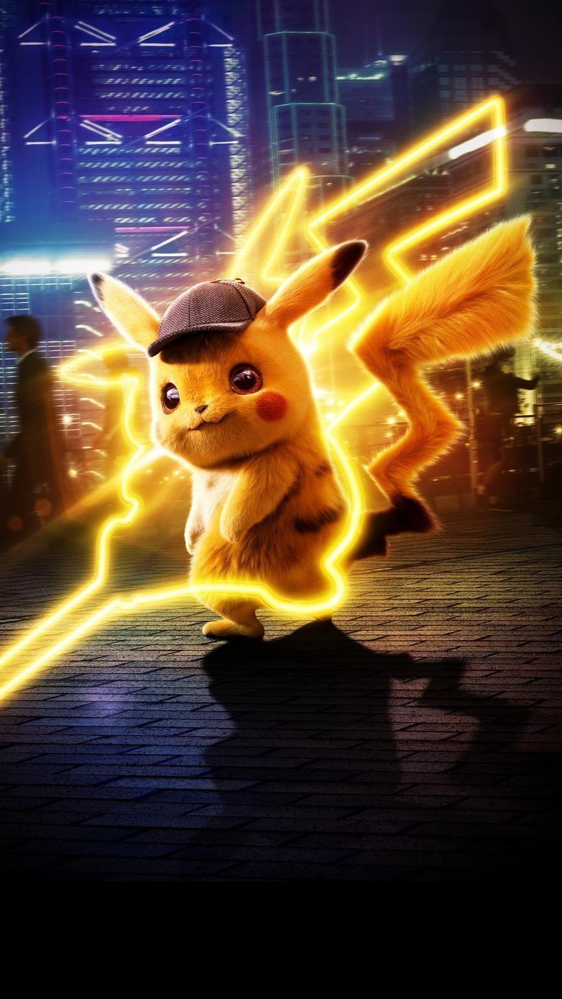 820x1459 Pokémon Detective Pikachu (2019) Phone Wallpaper. Pikachu art, Pokemon background, Cute pokemon wallpaper