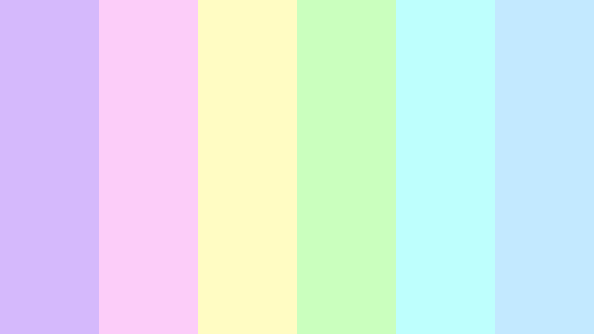 1920x1080 Girly Rainbow Color Scheme Light Blue