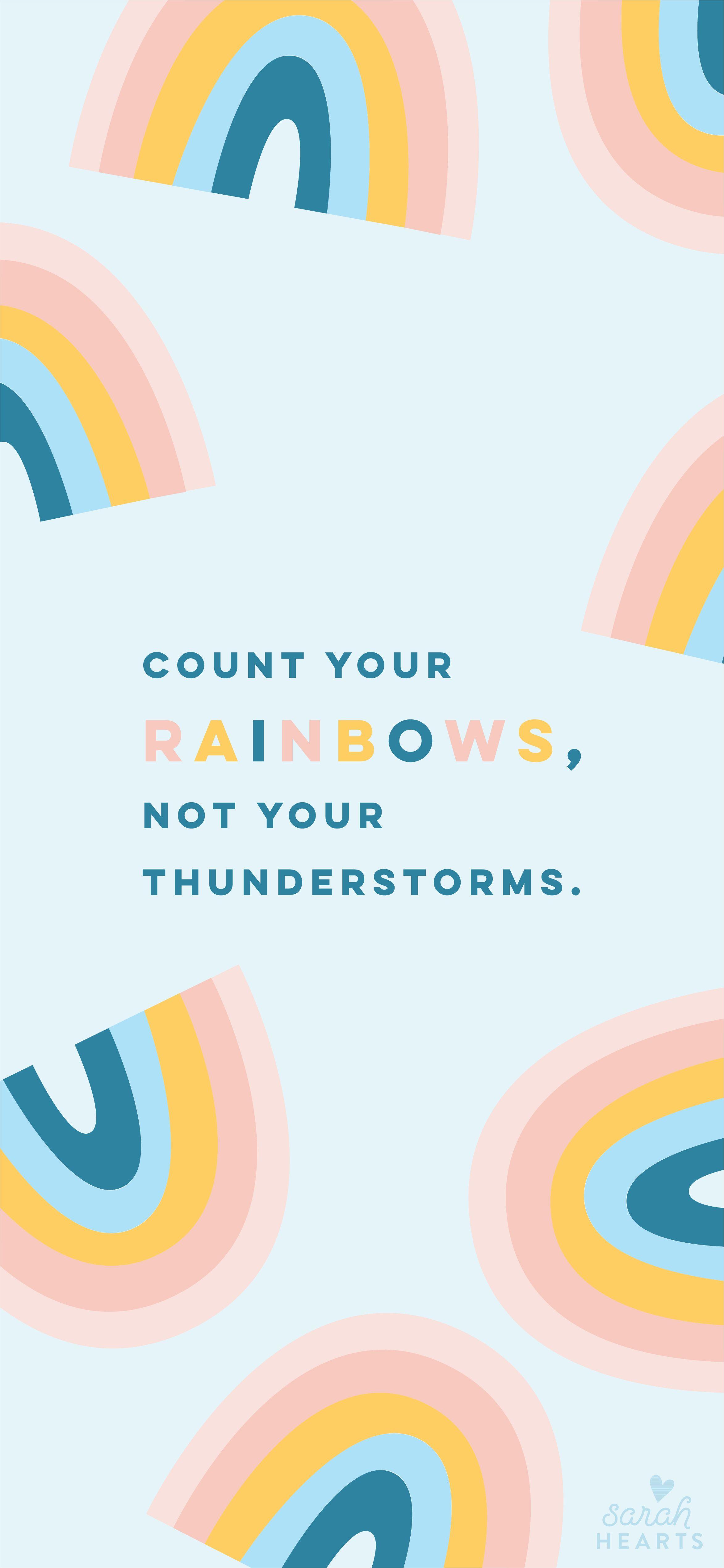 2345x5076 March 2019 Rainbow Calendar Wallpaper