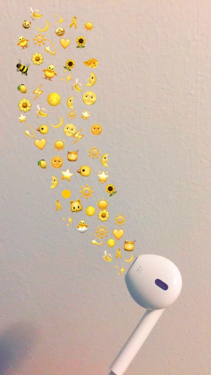 720x1280 Follow Manya18✨. Yellow aesthetic, Emoji picture, Cute emoji wallpaper