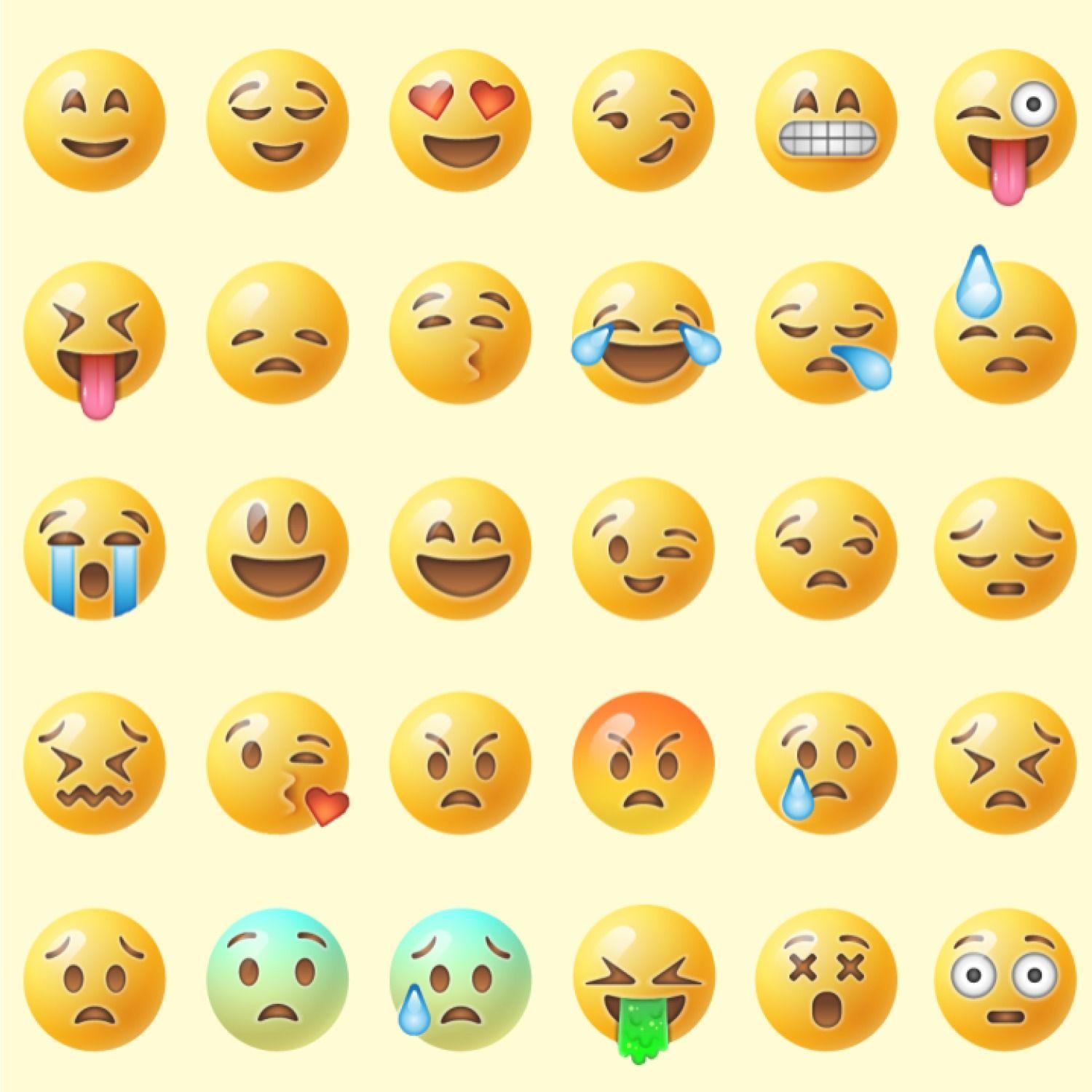 1500x1500 Emojis Wallpaper & Surface Covering