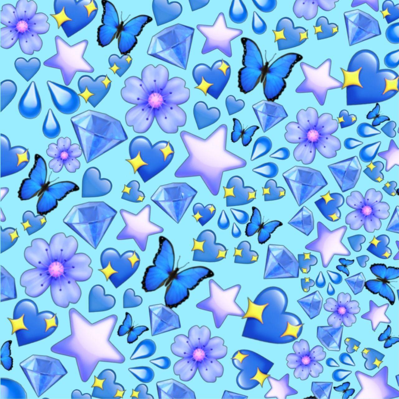 1280x1280 Aesthetic Emoji Wallpaper