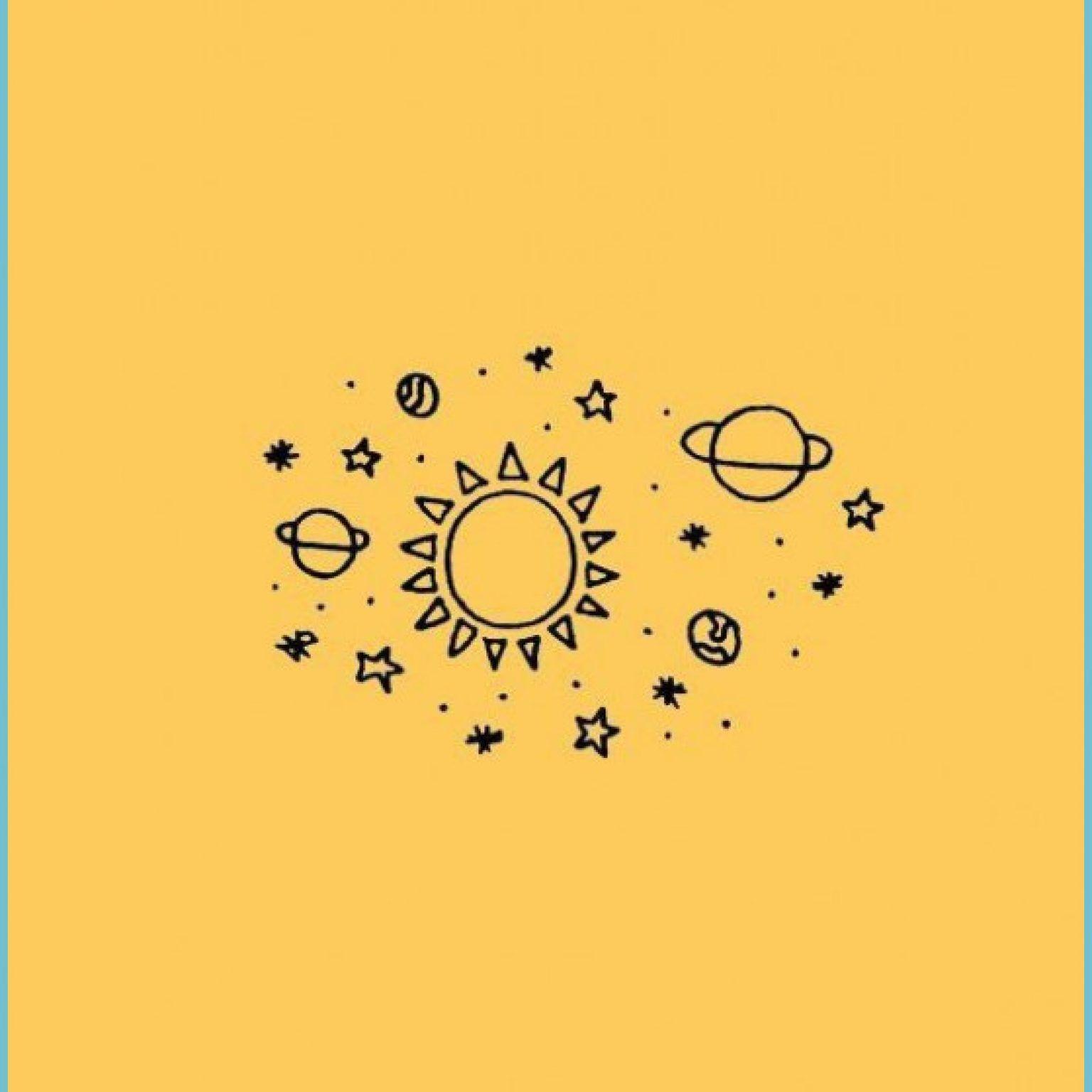 1536x1536 yellow aesthetic wallpaper Aesthetic iphone background yellow