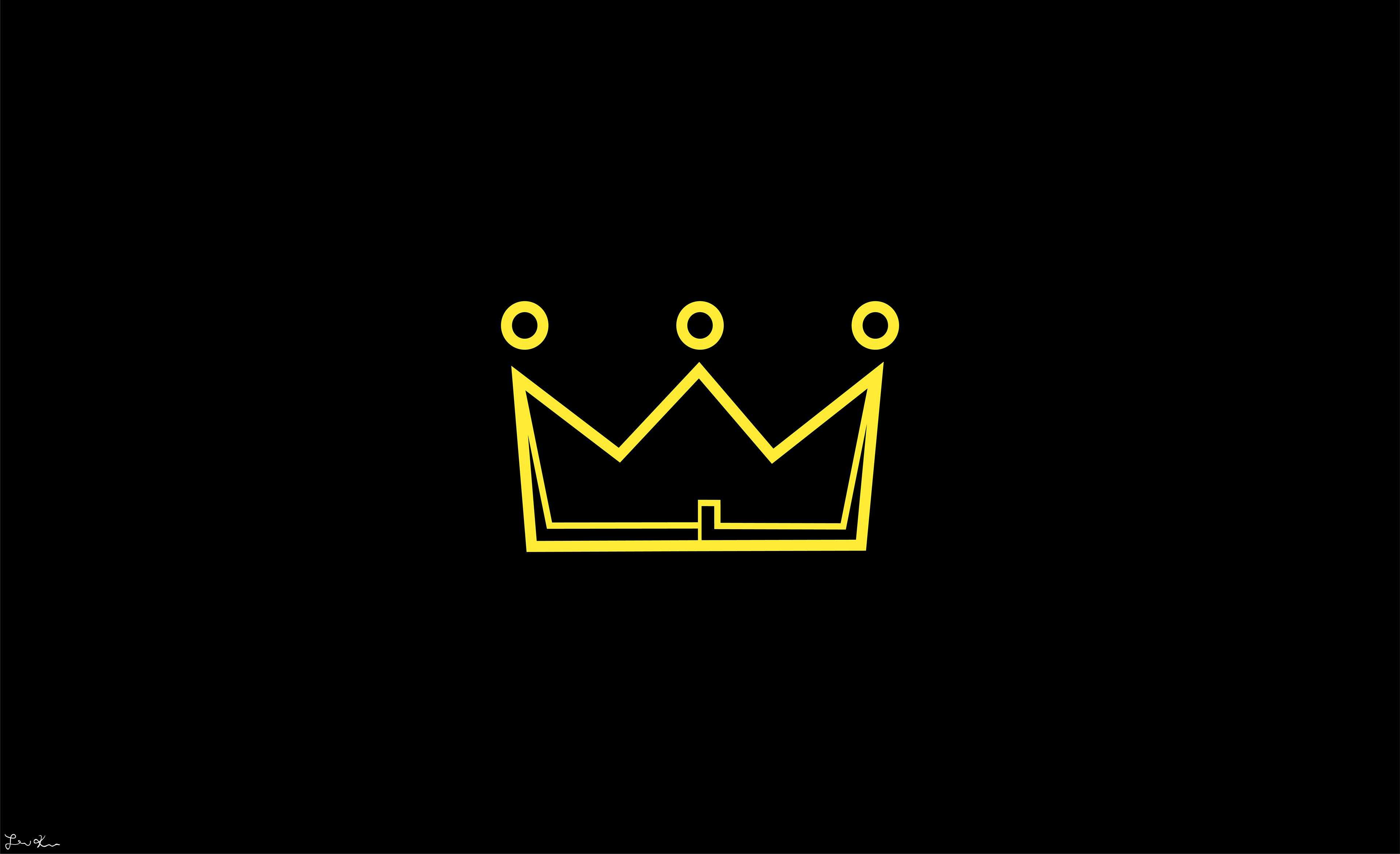 3840x2342 Gold Wallpaper Lebron James Logo