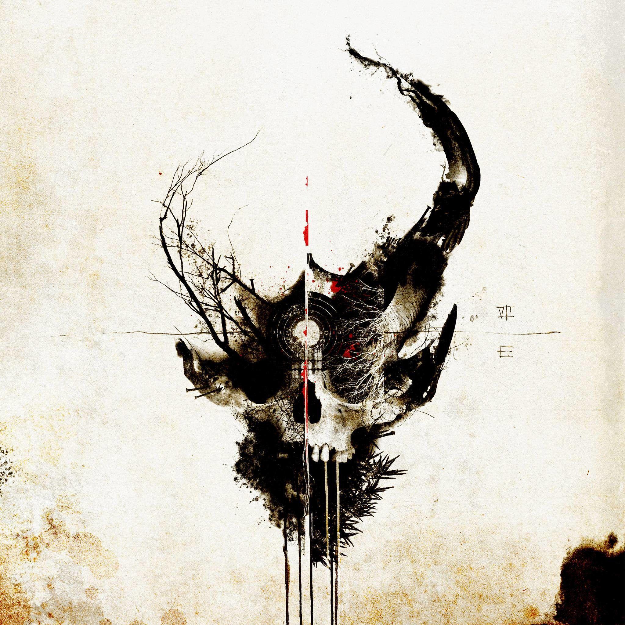 2048x2048 Demon Hunter Band Wallpaper