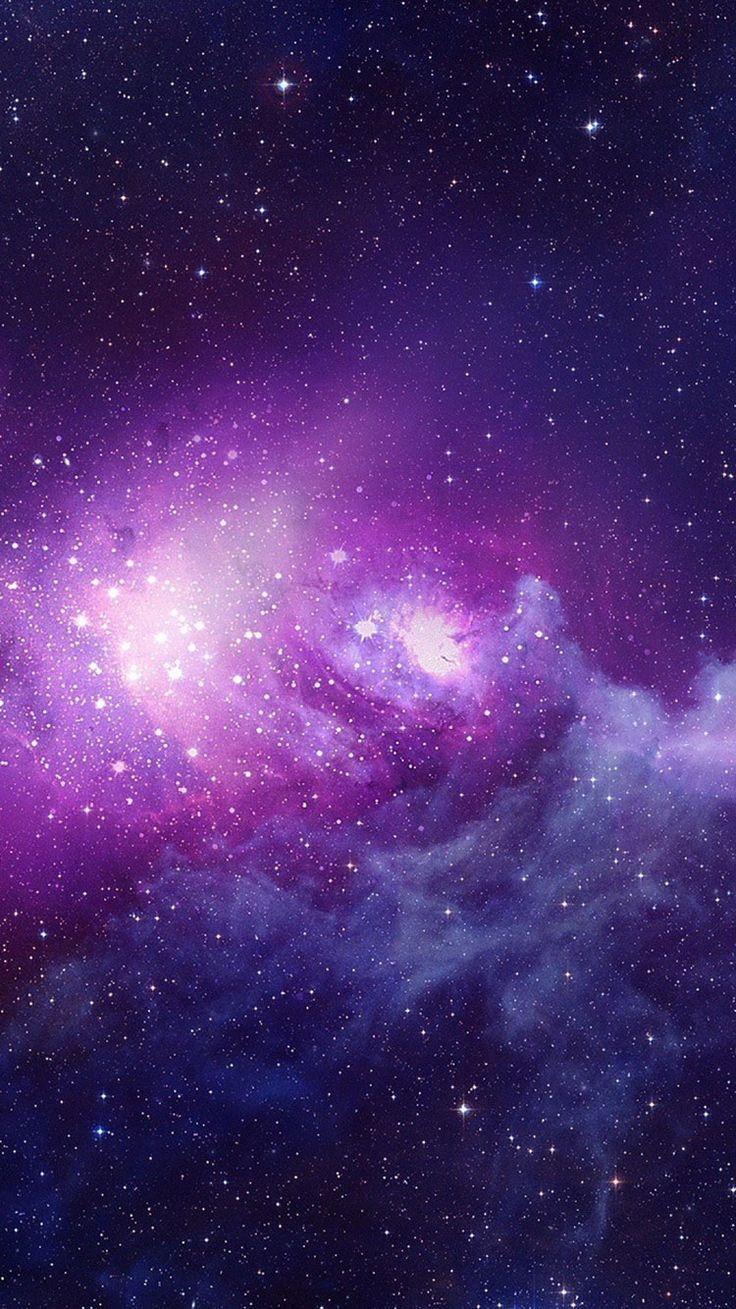 736x1309 Purple Galaxy iPhone Wallpaper HD