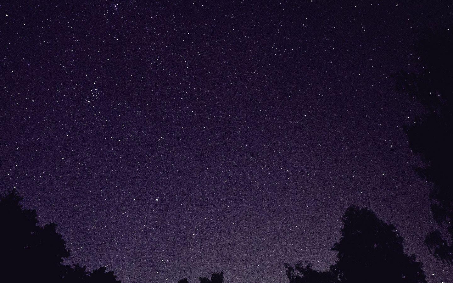 1440x900 wallpaper for desktop, laptop. starry night sky star galaxy space dark purple