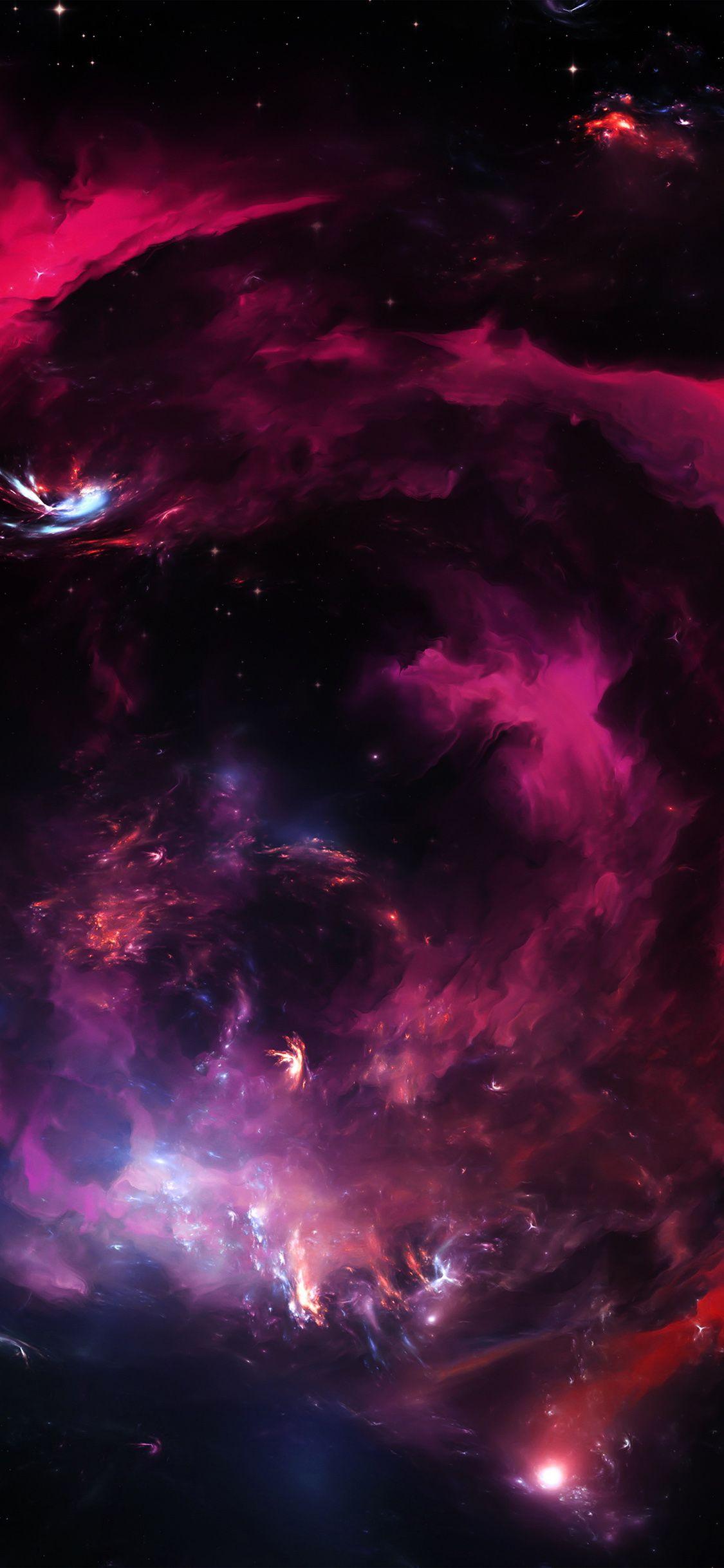 1125x2436 Switzerland Alps Mountains Stars Galaxy iPhone Wallpaper