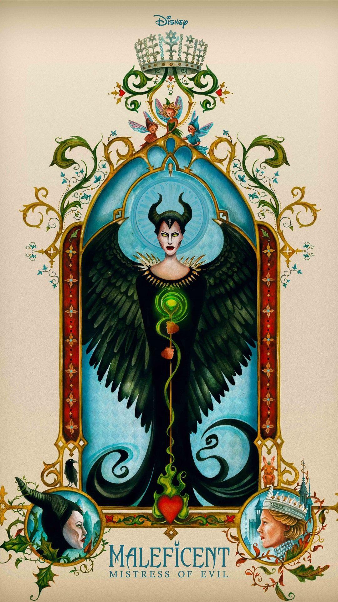 1080x1920 Maleficent Art Picture 1242x2688 IPhone 11 Pro XS Max Wallpaper, Background, Picture, Image
