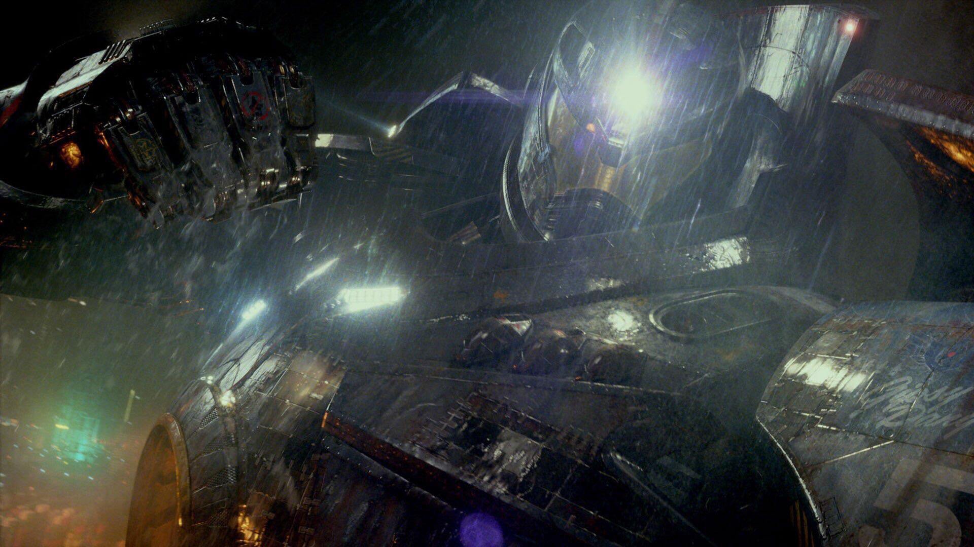 1920x1080 In Pacific Rim (2013), Gipsy Danger Has An Anti Knifehead Decal On Her Middle Finger Referencing The Kaiju That Killed Raleigh's (Charlie Hunnam) Brother In The Beginning Of The Movie
