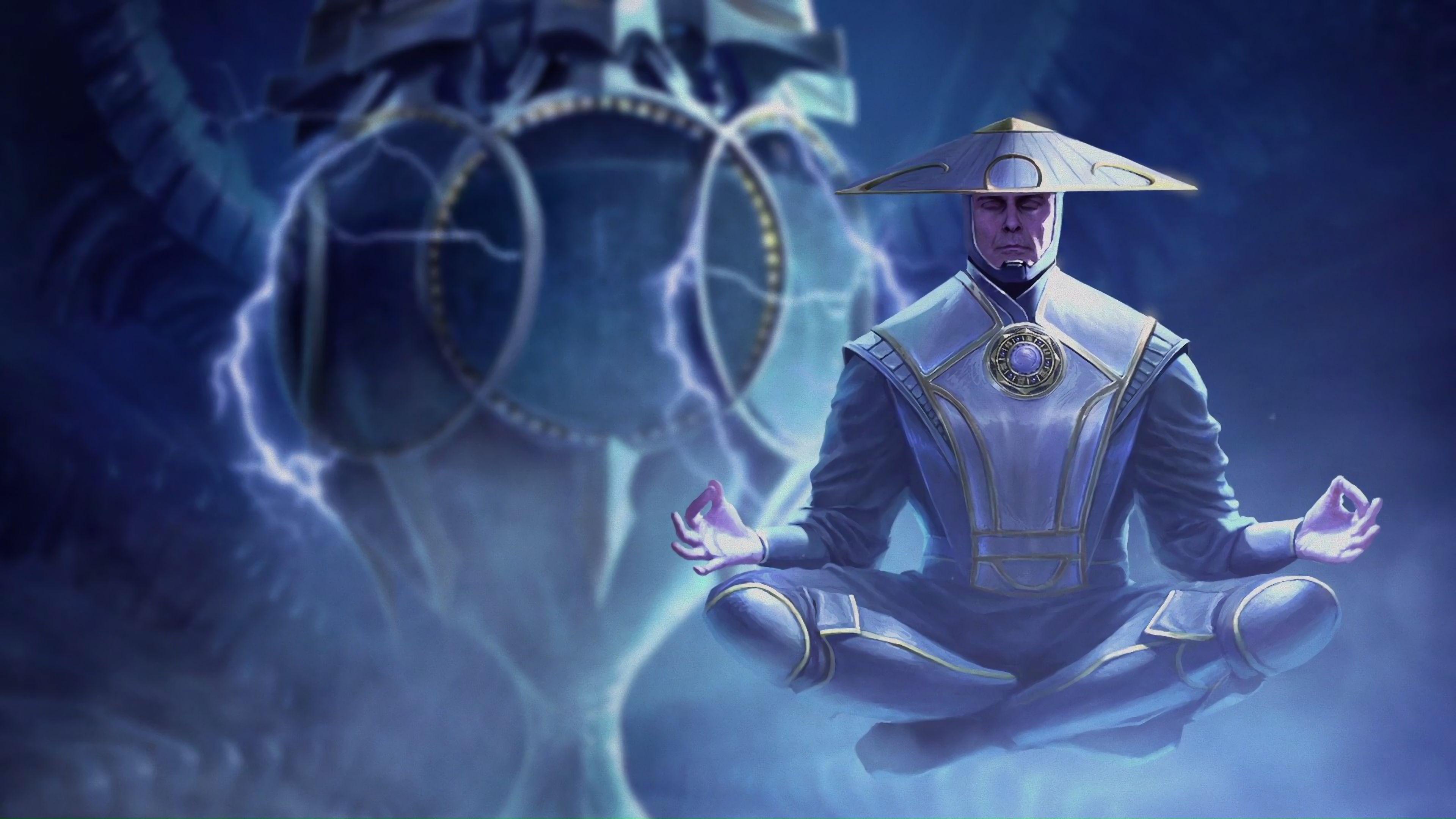 3840x2160 Raiden, Mortal Kombat 4K wallpaper
