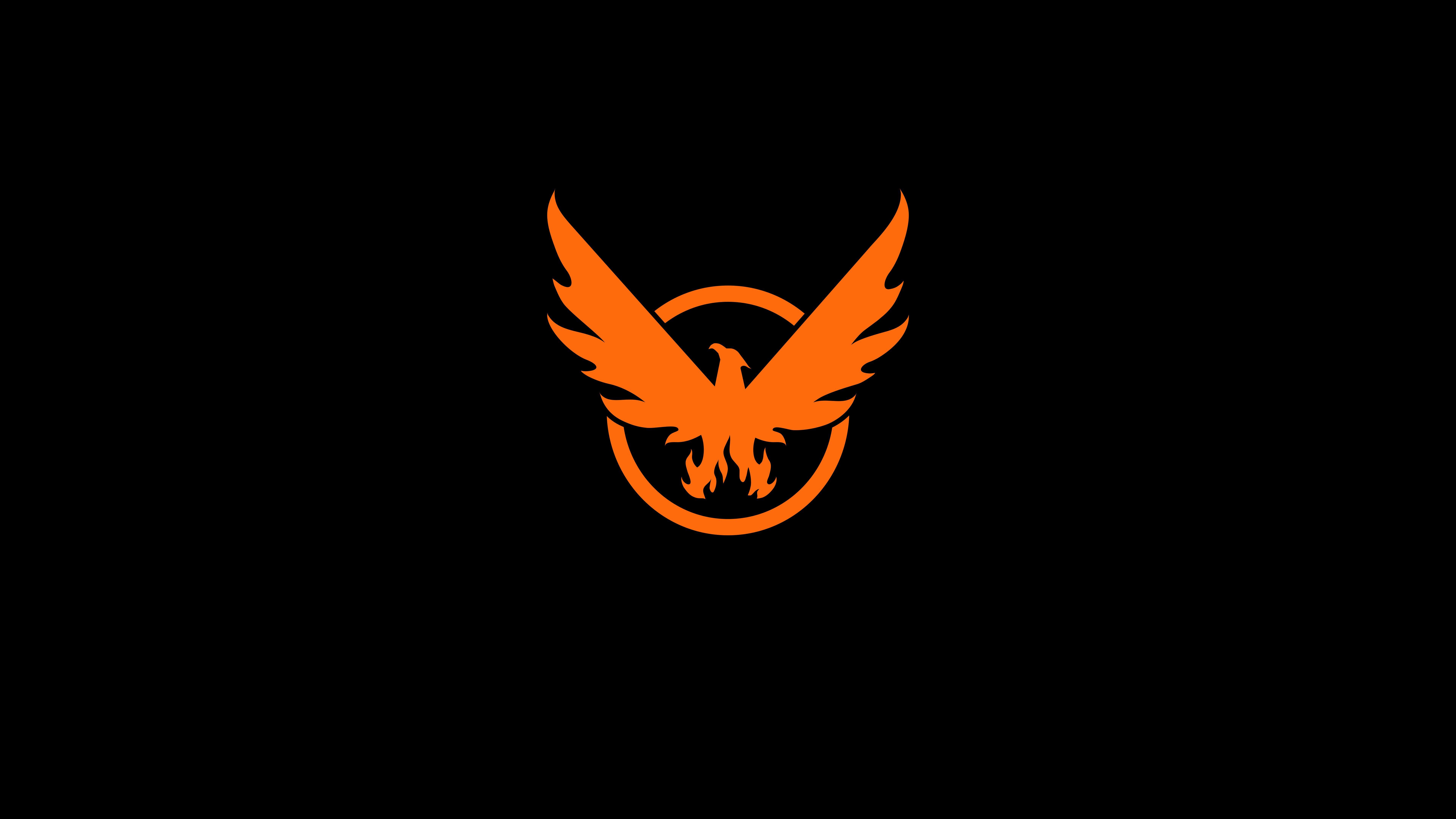 7680x4320 The Division 2 Phoenix Logo 8K Wallpaper
