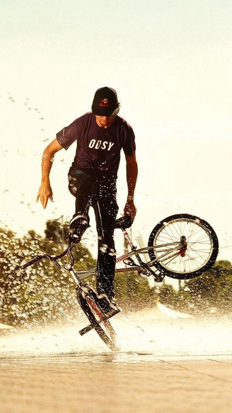750x1334 ↑↑TAP AND GET THE FREE APP! Sport Bicycle Bike ODSY Cool Man For Guys and For Girls Light Brown Summer HD iPhone 6 Wallpaper. Bmx, Foto, Volantini