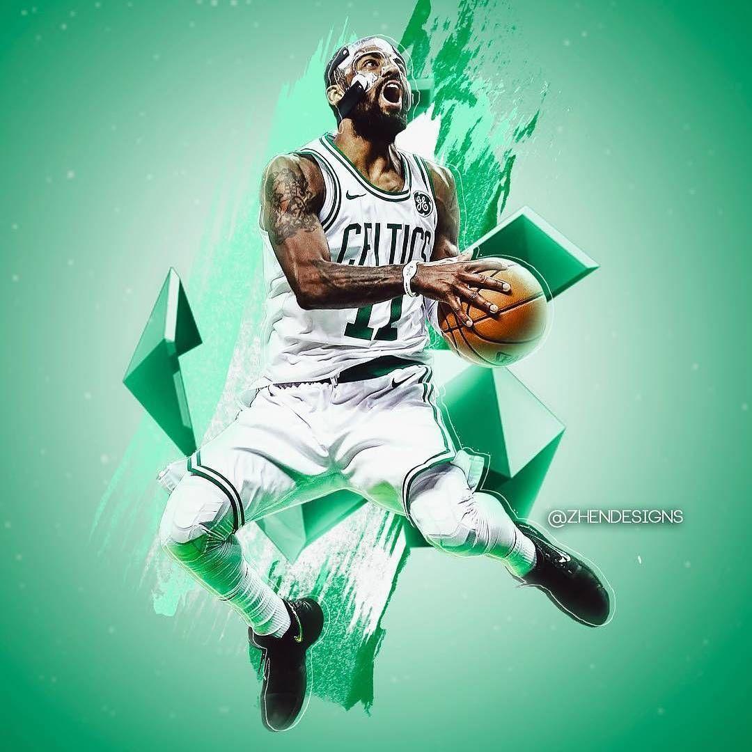 1080x1080 lượt thích, 23 lượt bình luận - trên Instagram: “Tác phẩm nghệ thuật của Kyrie Irving Boston Celtics.  Boston sẽ là gì