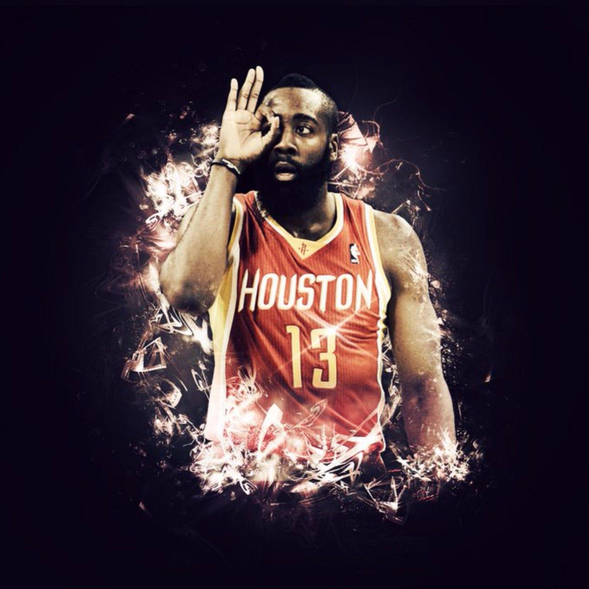 2048x2048 James Harden Wallpaper