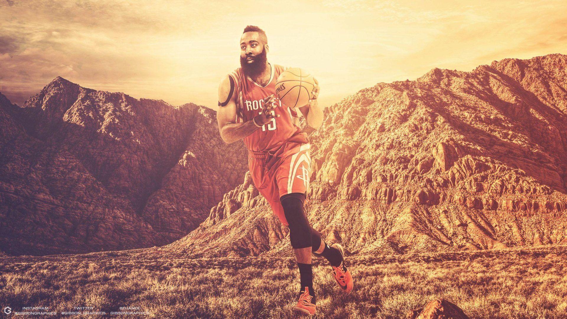 1920x1080 James Harden NBA HD Wallpaper Theme Fan Tab
