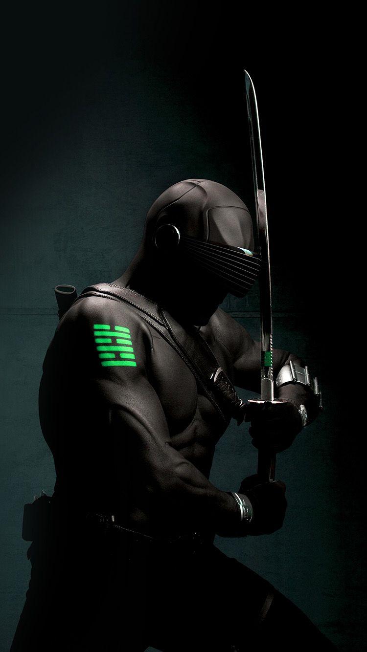 750x1334 iPhone 8 wallpaper. gi joe snake eye ninja