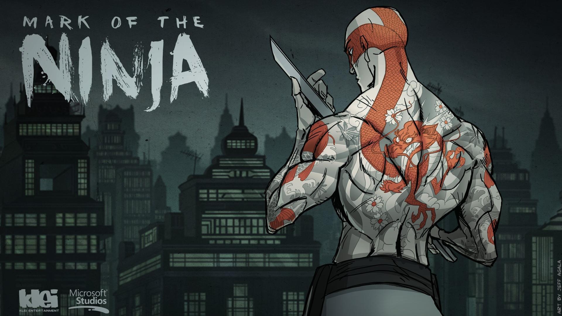 1920x1080 Video games ninjas artwork mark of the ninja wallpaper