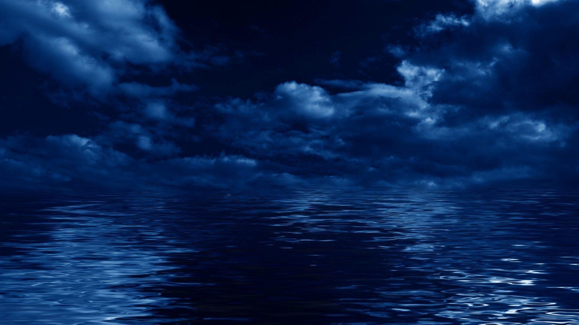 1920x1080 1920x Clouds Sky Night Nature Sea Scenery Sceneries Sea Background
