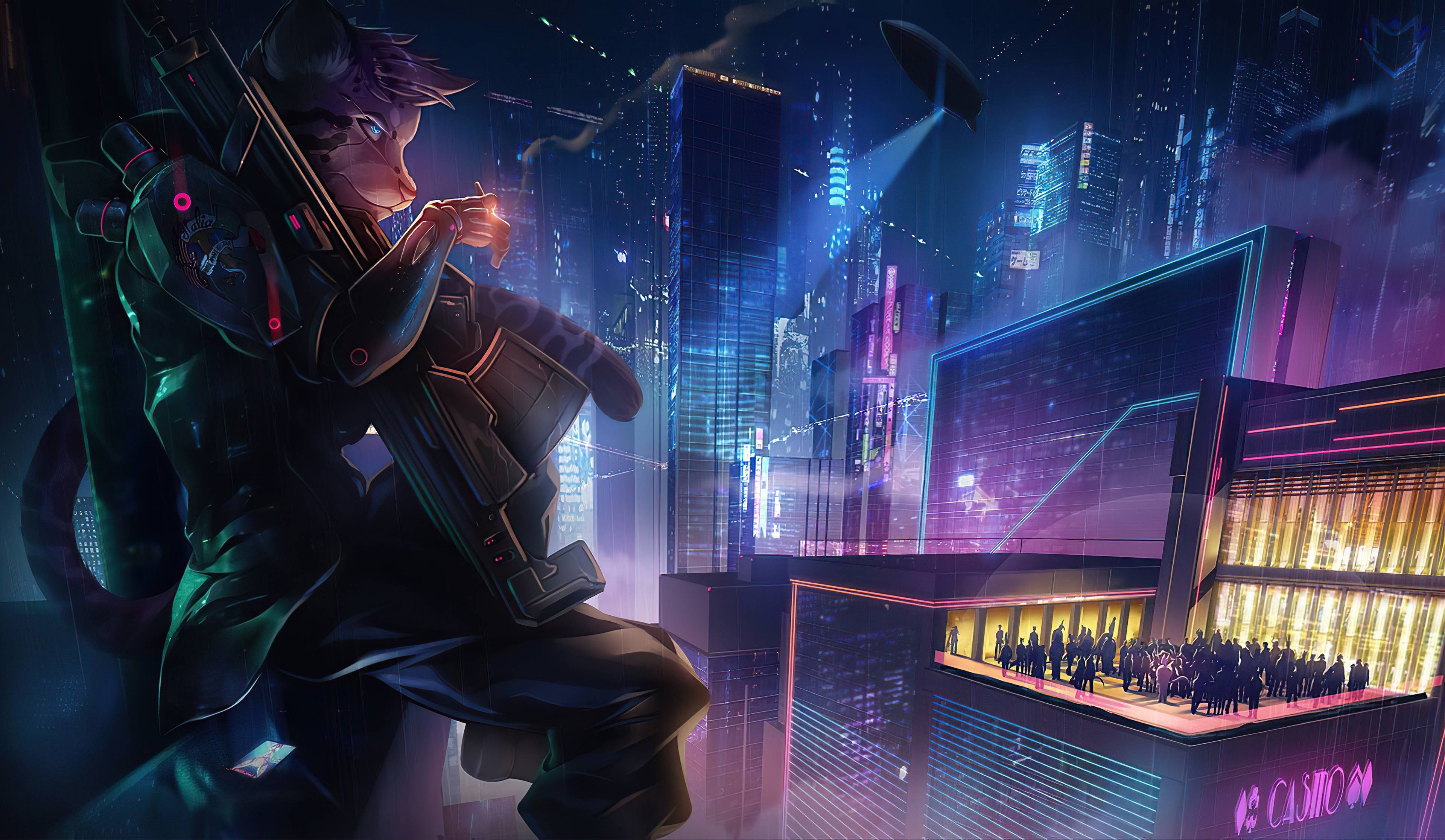 3840x2232 New 2020 Cyberpunk Artwork Wallpaper, HD Artist 4K Wallpaper, Image, Photo and Background