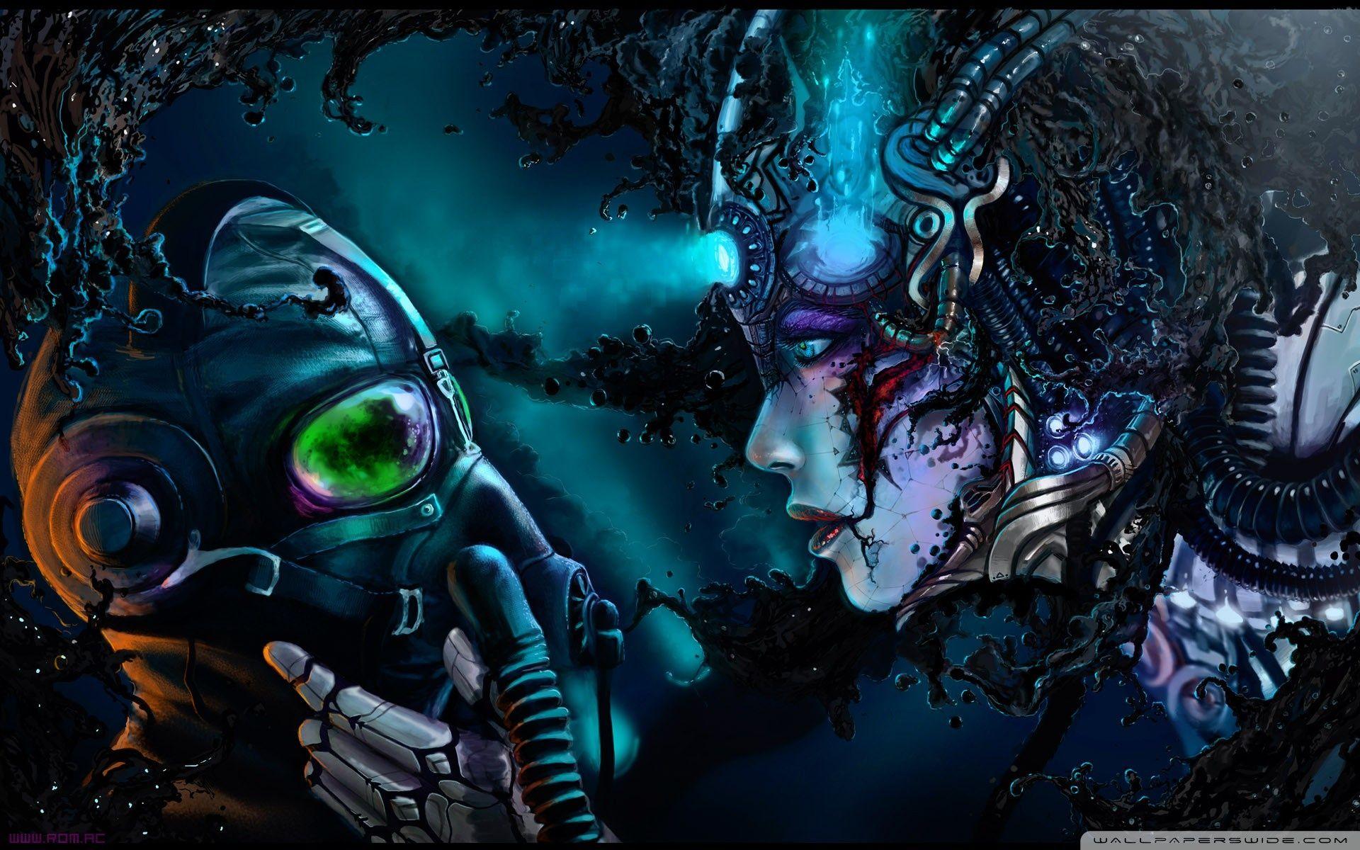 1920x1200 Cyberpunk Art Wallpaper