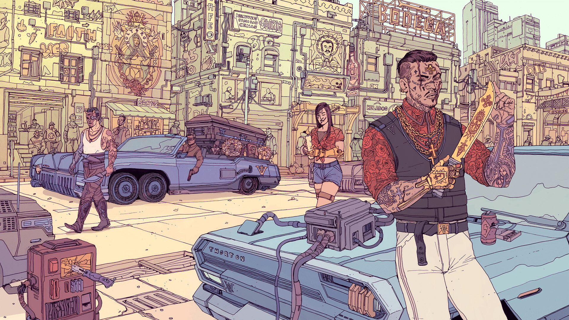 1920x1080 Cyberpunk 2077 Steelbook Art by Death Burger [1920x1080]