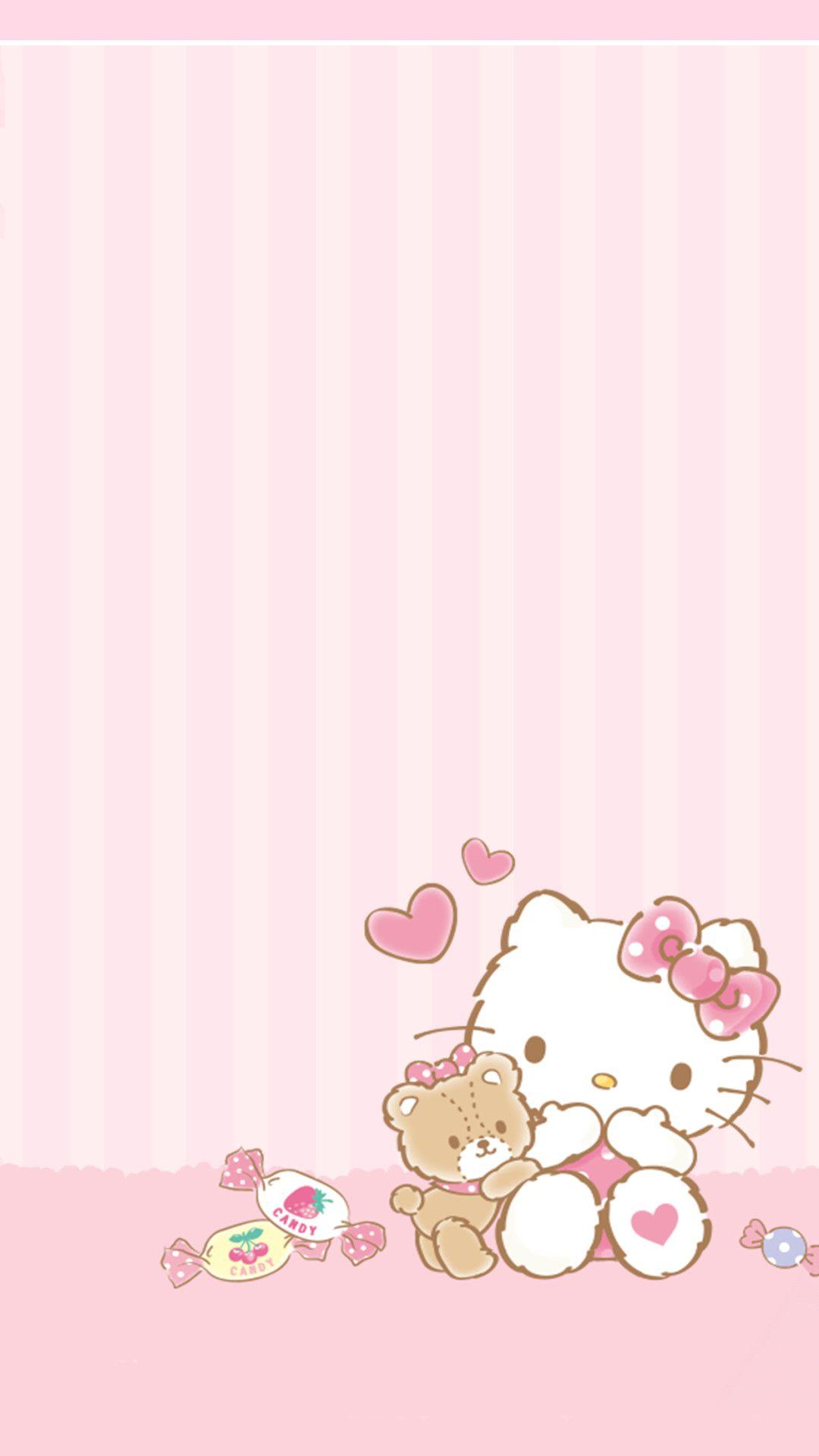 1080x1920 Hellokitty Hello Kitty Wallpaper iPhone Wallpaper Pink Hello Kitty