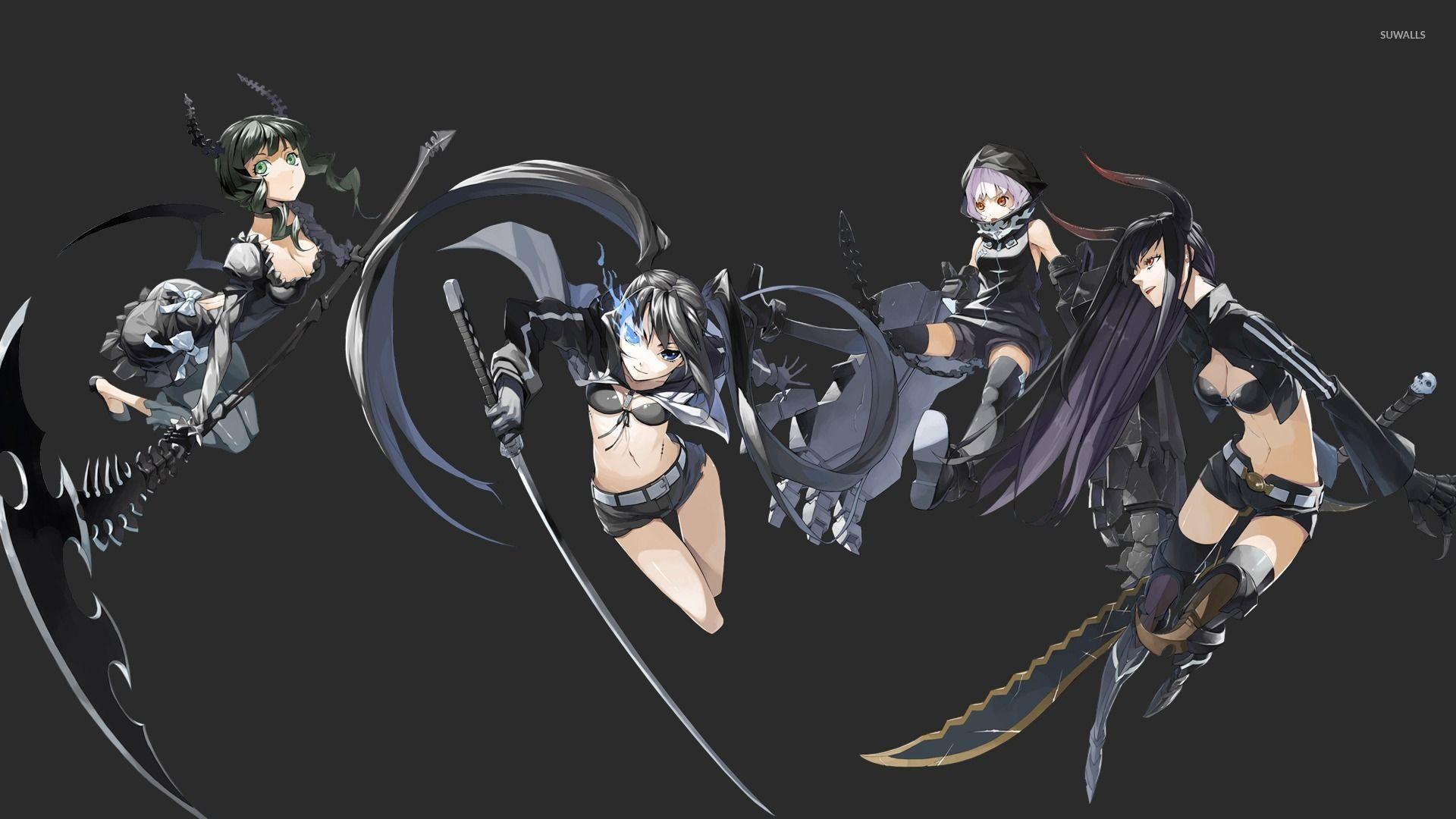 1920x1080 Black Rock Shooter characters wallpaper wallpaper