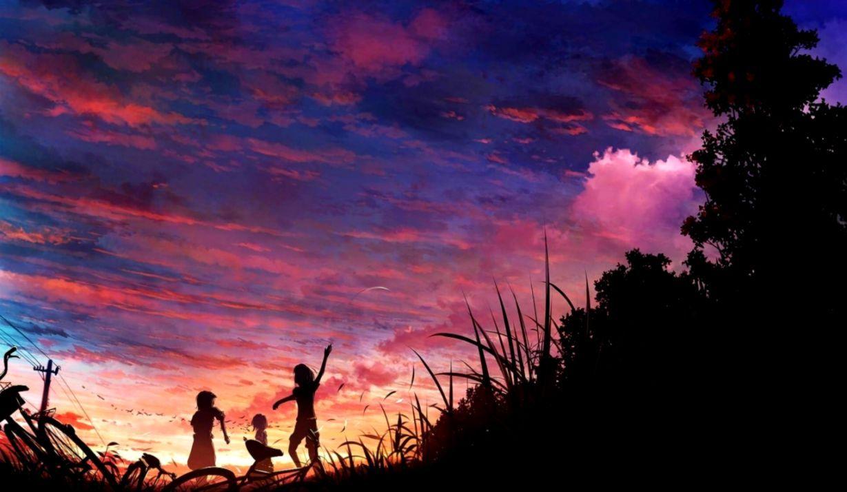 Anime Sky Wallpapers on WallpaperDog