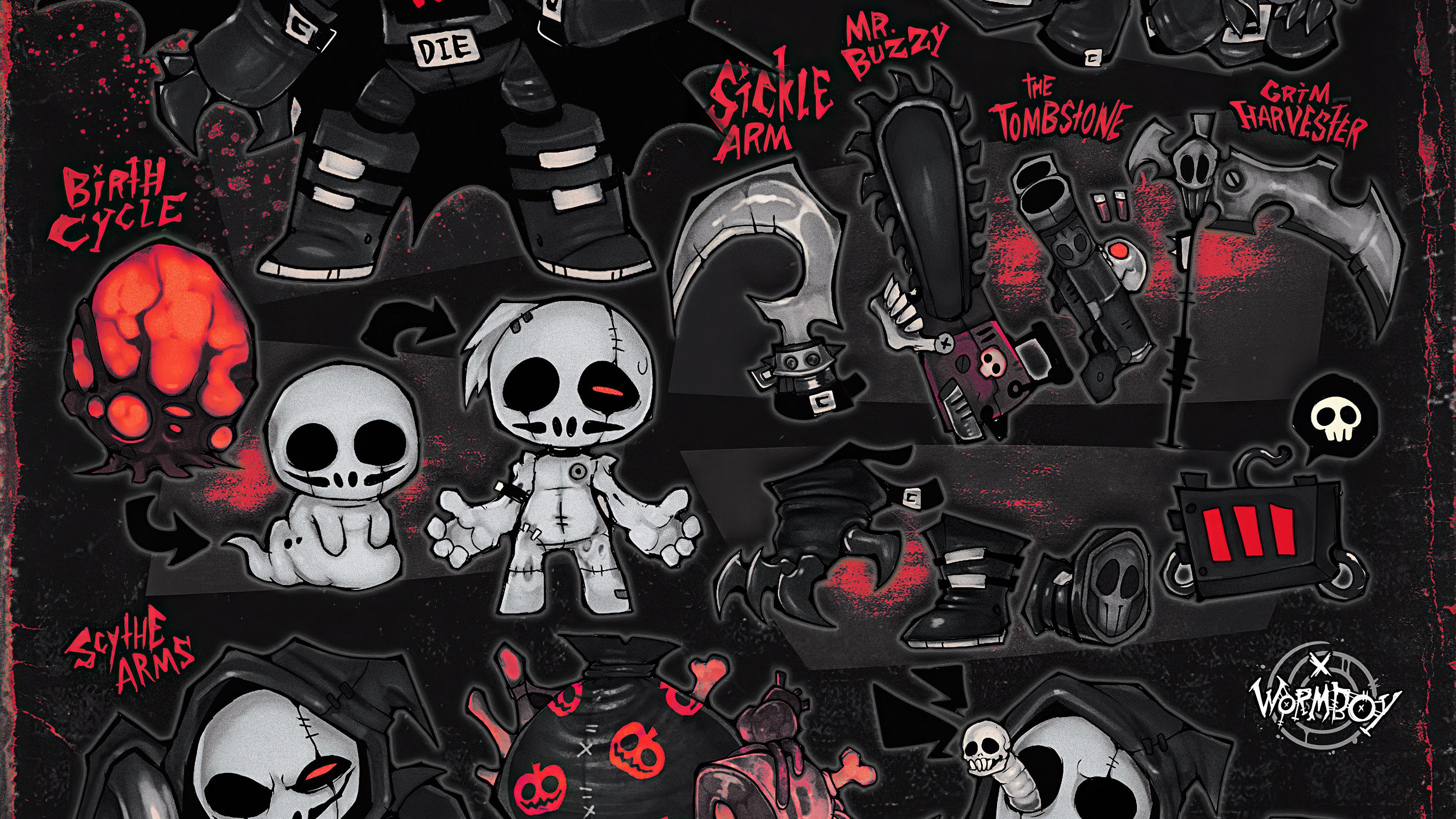 3840x2160 Grim Reapers Skulls 4k iPhone XS, iPhone iPhone X HD 4k Wallpaper, Image, Background, Photo and Picture