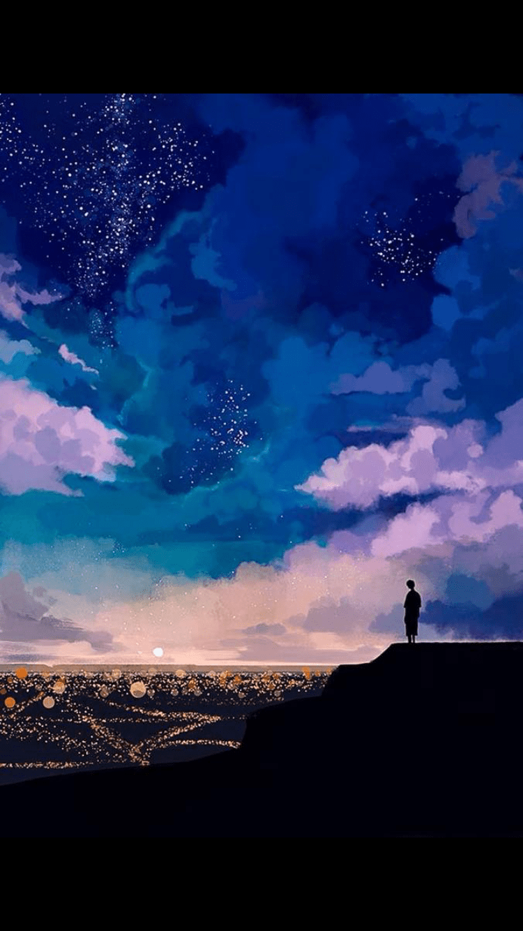 750x1334 Far away!. Alone art, Art photography, Textured background