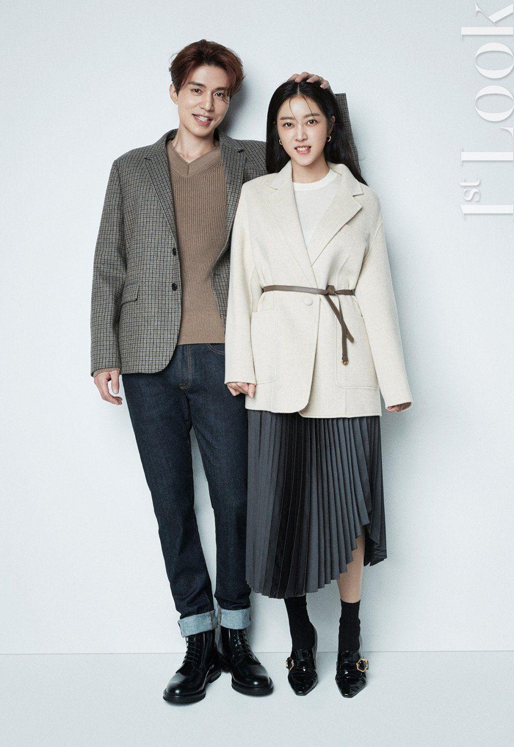 1000x1455 Co Stars Lee Dong Wook & Jo Bo Ah Of TvN's 'The Tale Of A Gumiho' Grace The Fall Cover Of '1st Look'