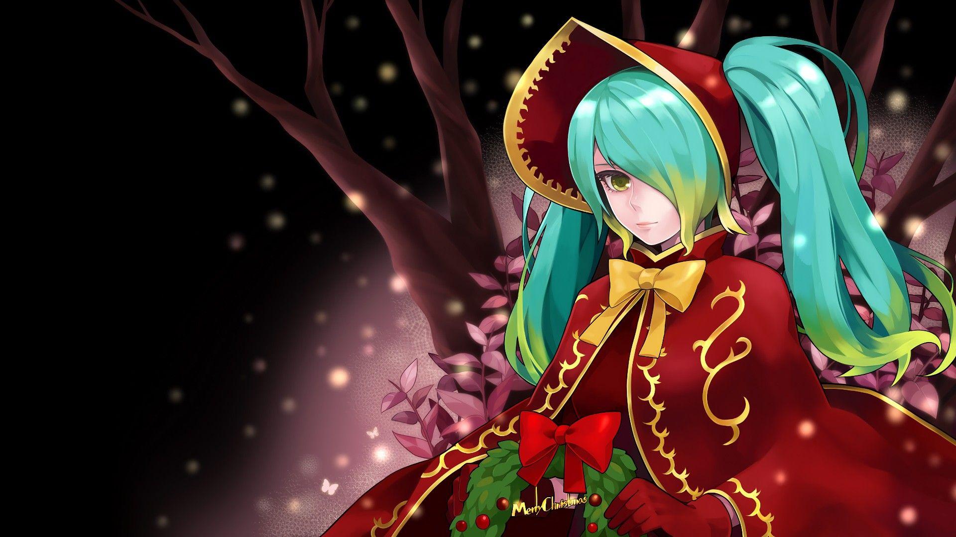 1920x1080 Silent Night Sona. Wallpaper & Fan Arts. League Of Legends