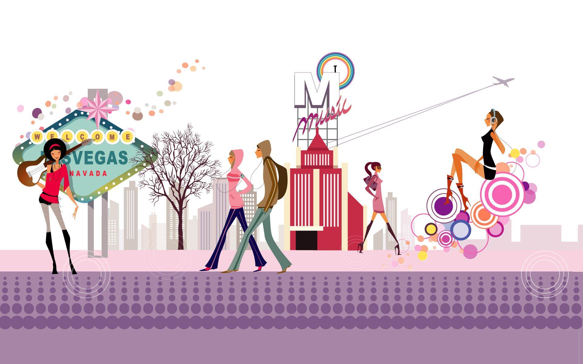 1920x1200 Fashion Illustration Women Wallpaper 16265