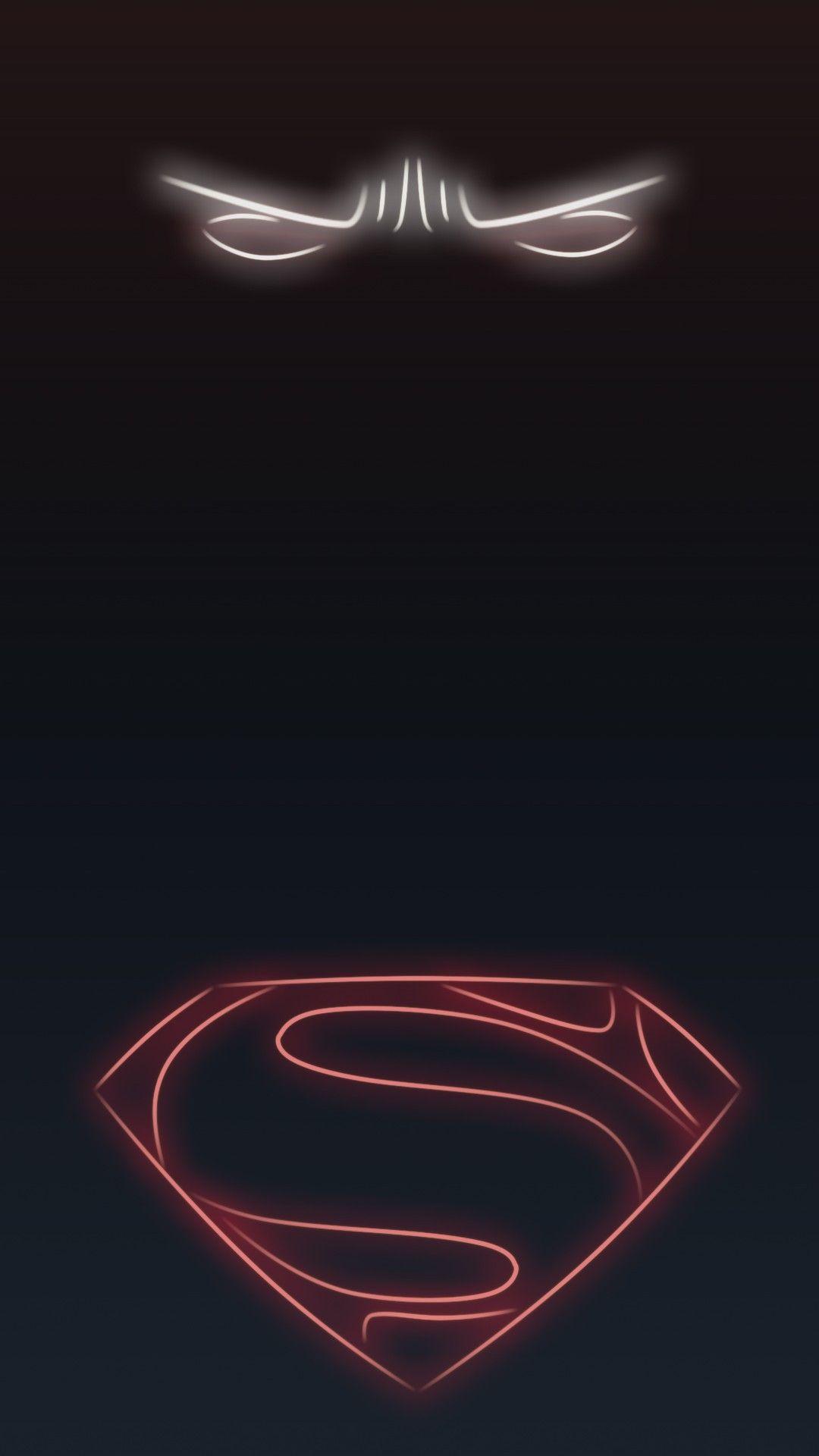 1080x1920 Neon Light Superhero HD Wallpaper
