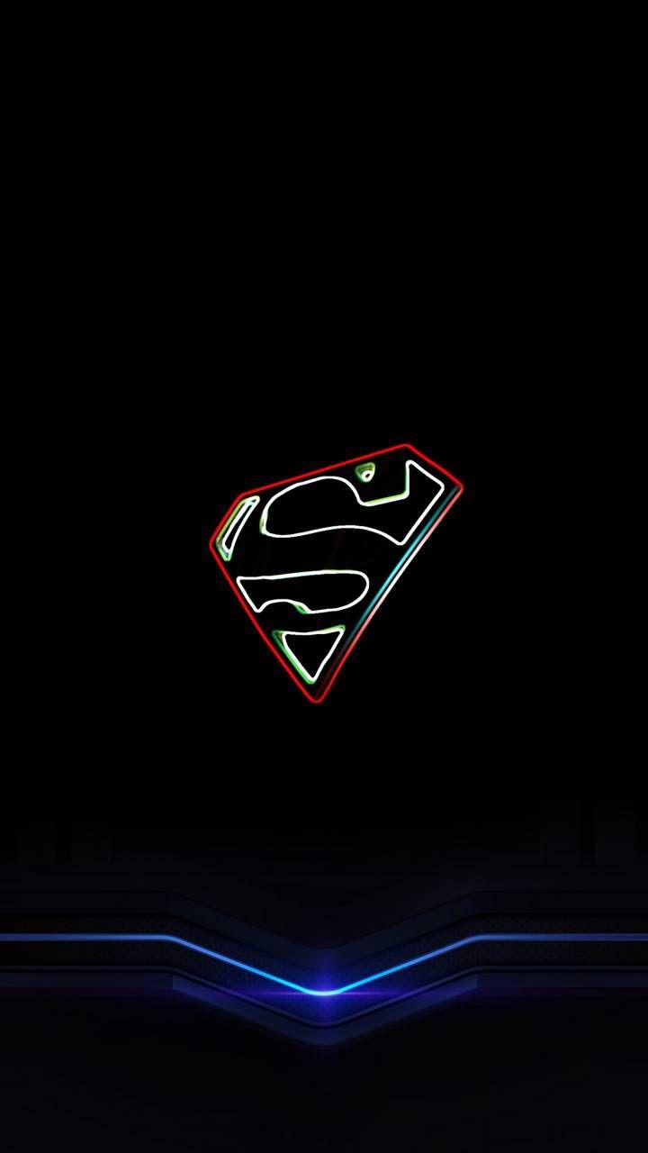720x1280 Superman Logo Neon wallpaper