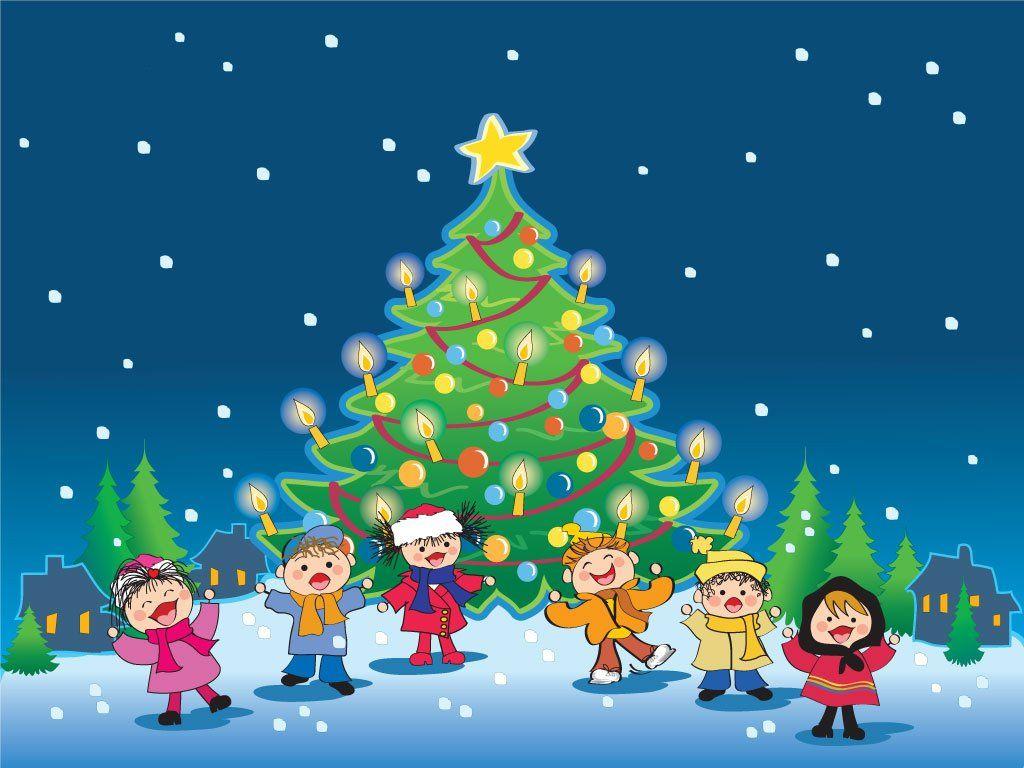 1024x768 Animated Christmas Wallpaper with Music