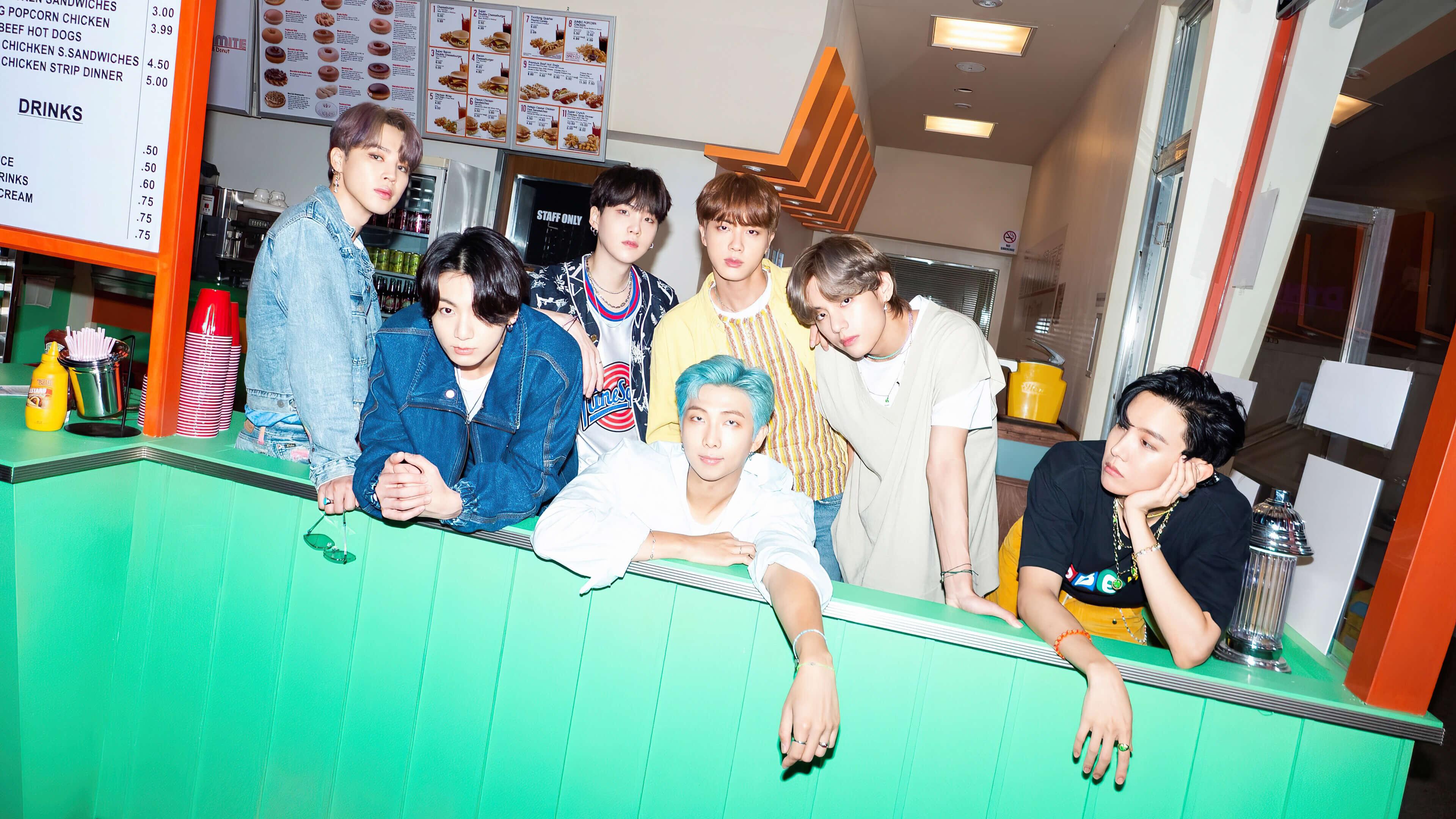3840x2160 BTS Dynamite 4K Ultra HD Wallpaper Free Download