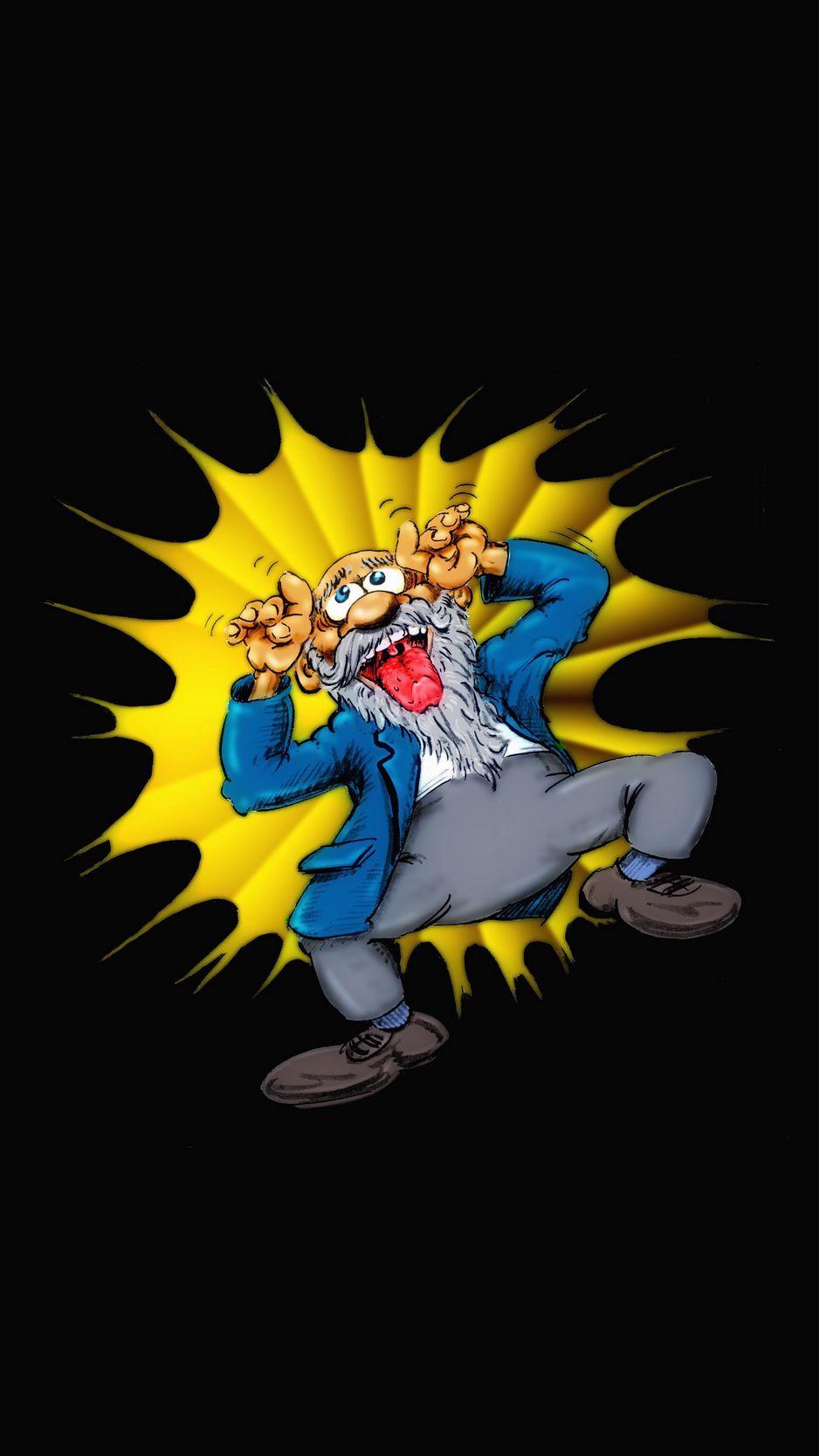 938x1668 Download Wallpaper 938x1668 Grandfather, Funny, Fun, Art Iphone 8 7 6s 6 For Parallax HD Background