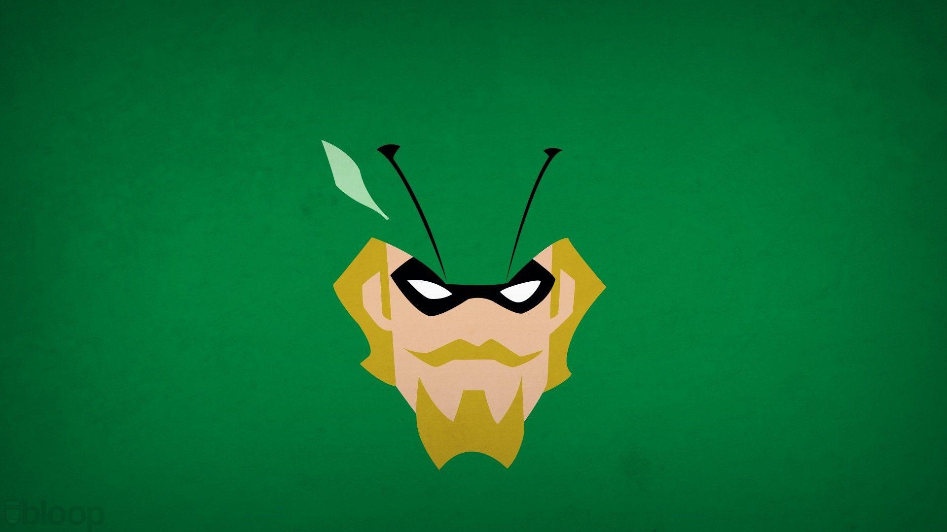 1920x1080 Superheroes green arrow moustache background blo0p wallpaper
