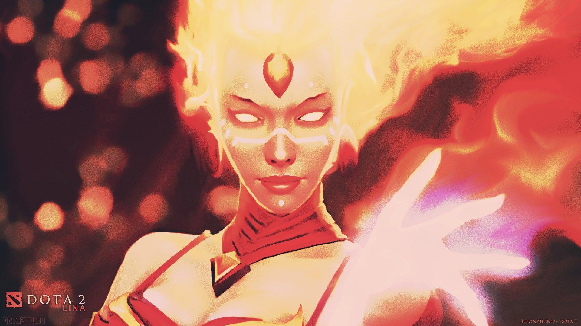 1920x1080 lina #dota 2 wallpaper hd
