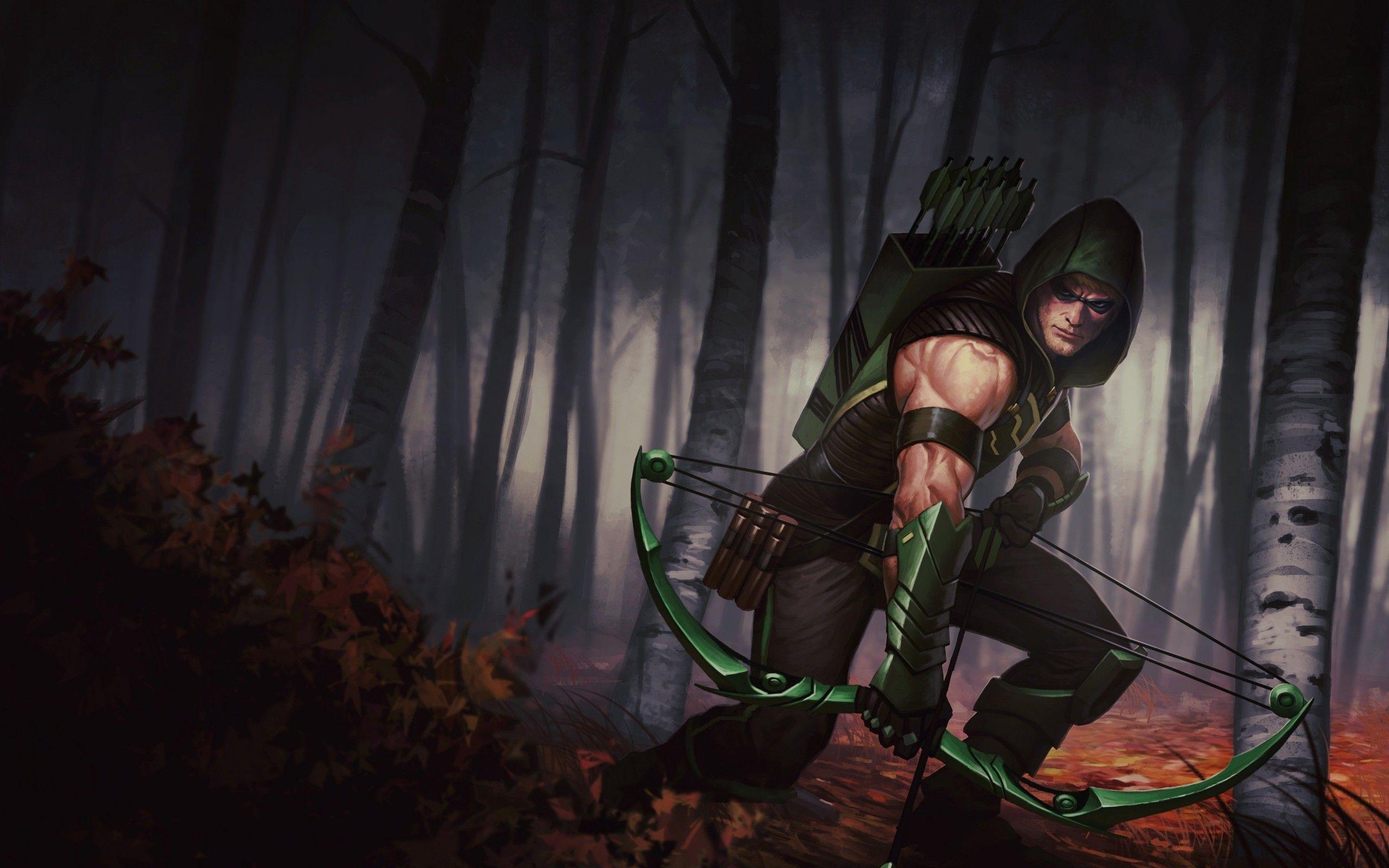 2560x1600 Green Arrow Wallpaper