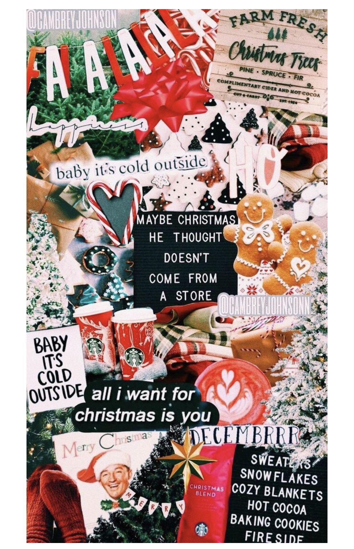 1242x1925 Christmas Wallpaper Tumblr