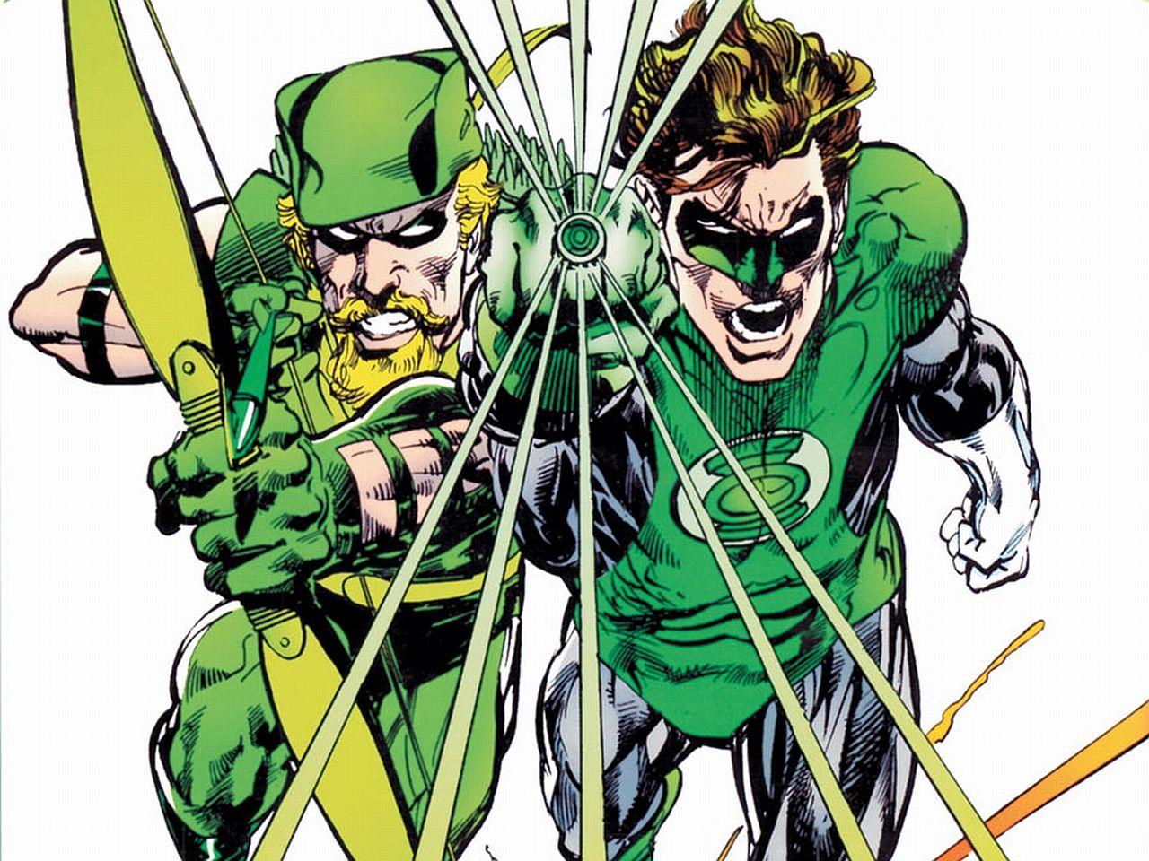 1280x960 Green Lantern & Green Arrow Comic Wallpaper
