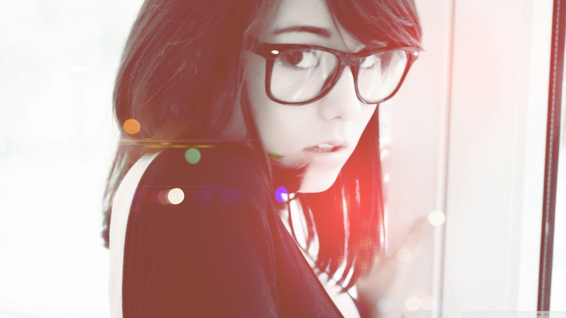 1920x1080 Girl in Glasses 2 SDGN Ultra HD Desktop Background Wallpaper for 4K UHD TV : Widescreen & UltraWide Desktop & Laptop