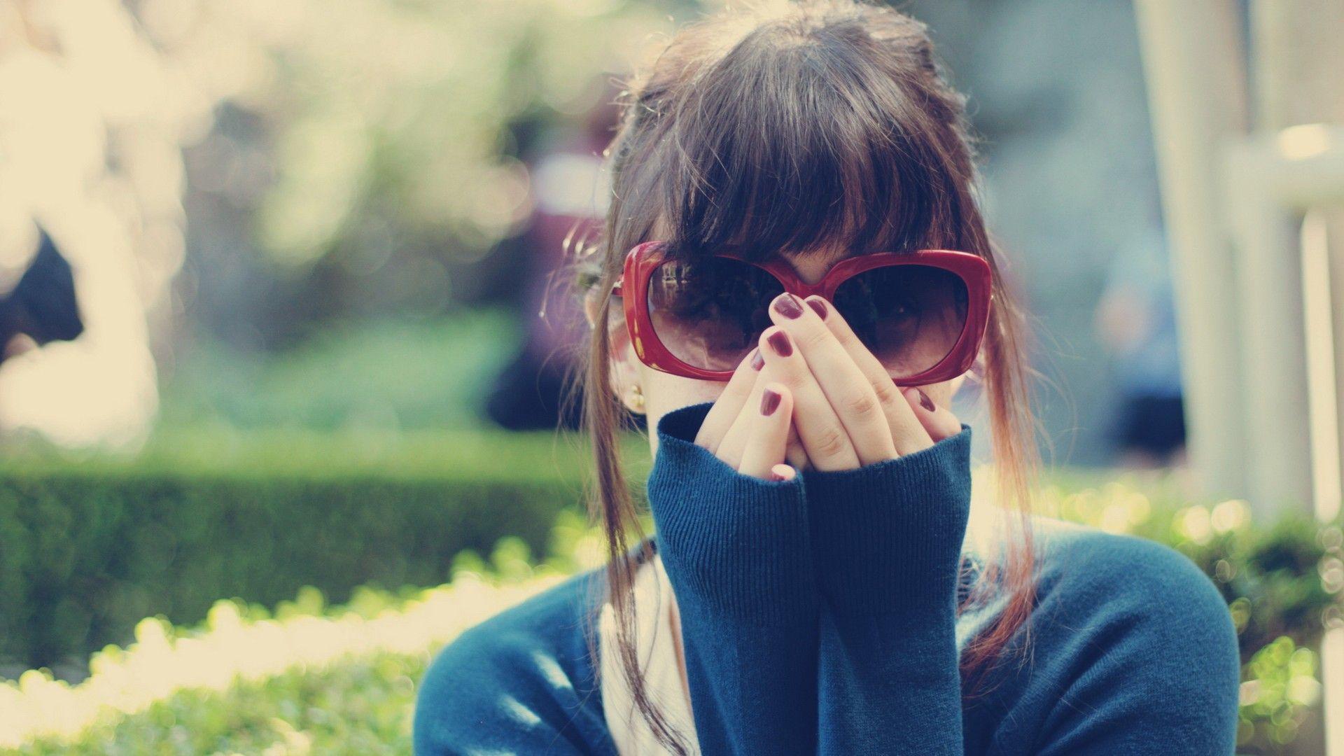 1920x1080 brunettes, women, glasses, girls with glasses wallpaper
