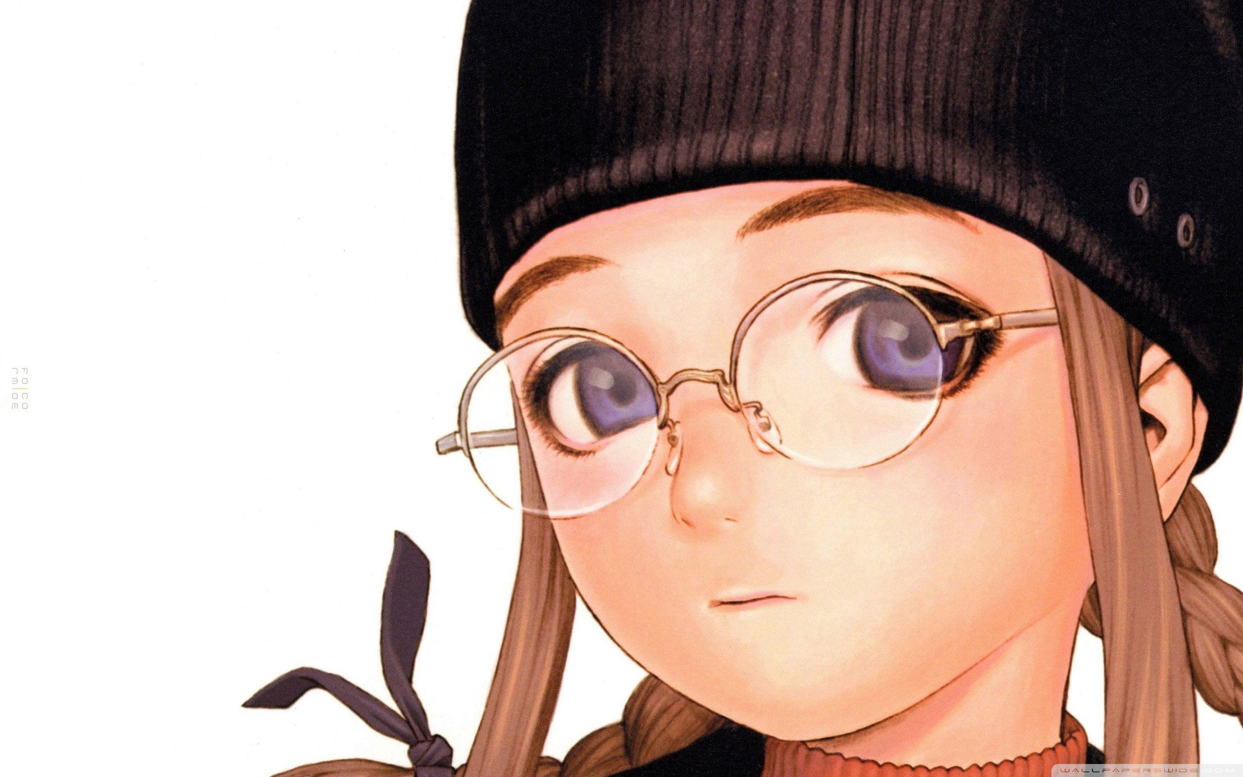 2560x1600 image Of Anime Girl With Glasses
