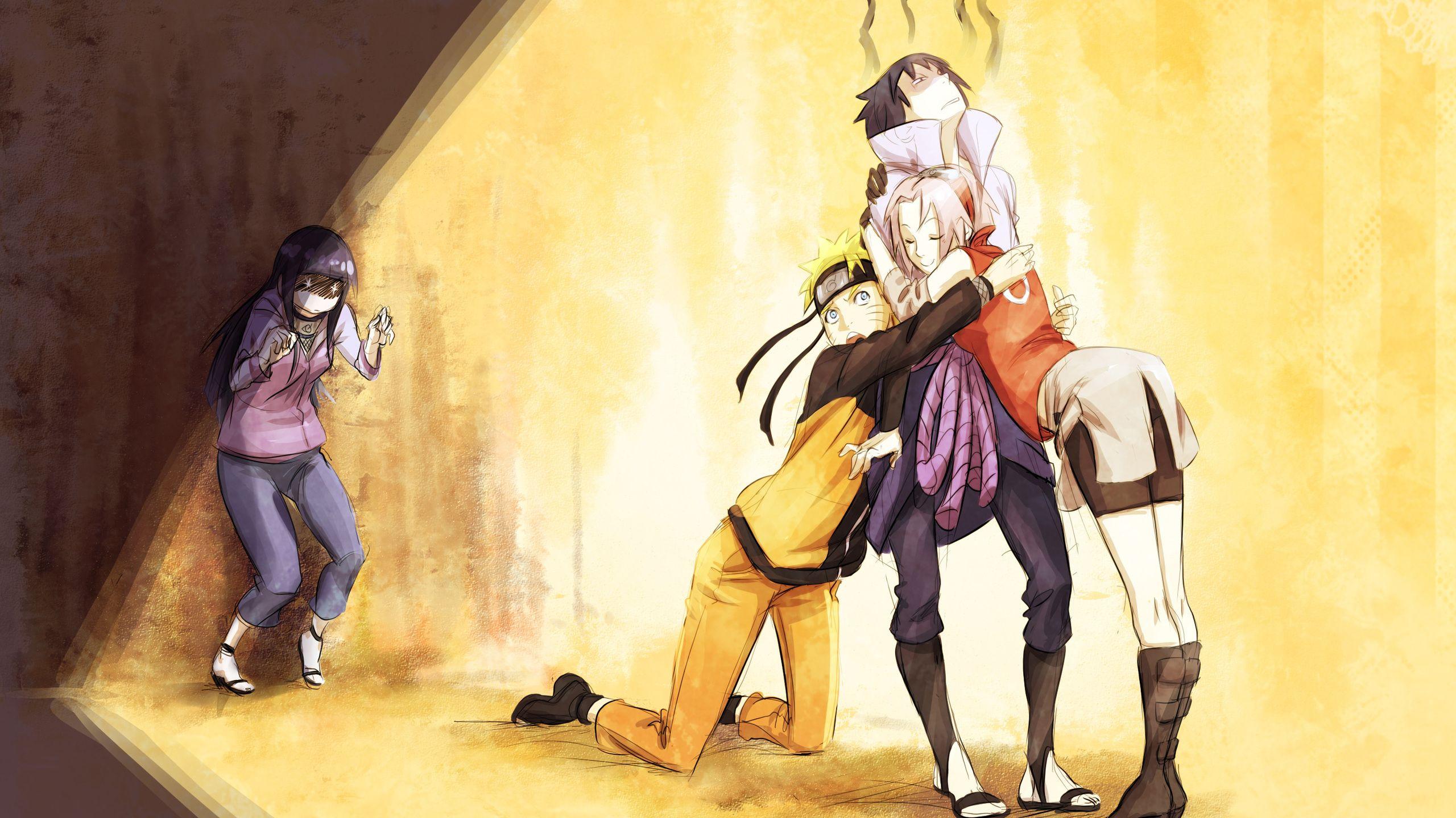 2560x1440 Naruto, Uzumaki Naruto, Alderion Al, Haruno Sakura, And Sakura And Naruto
