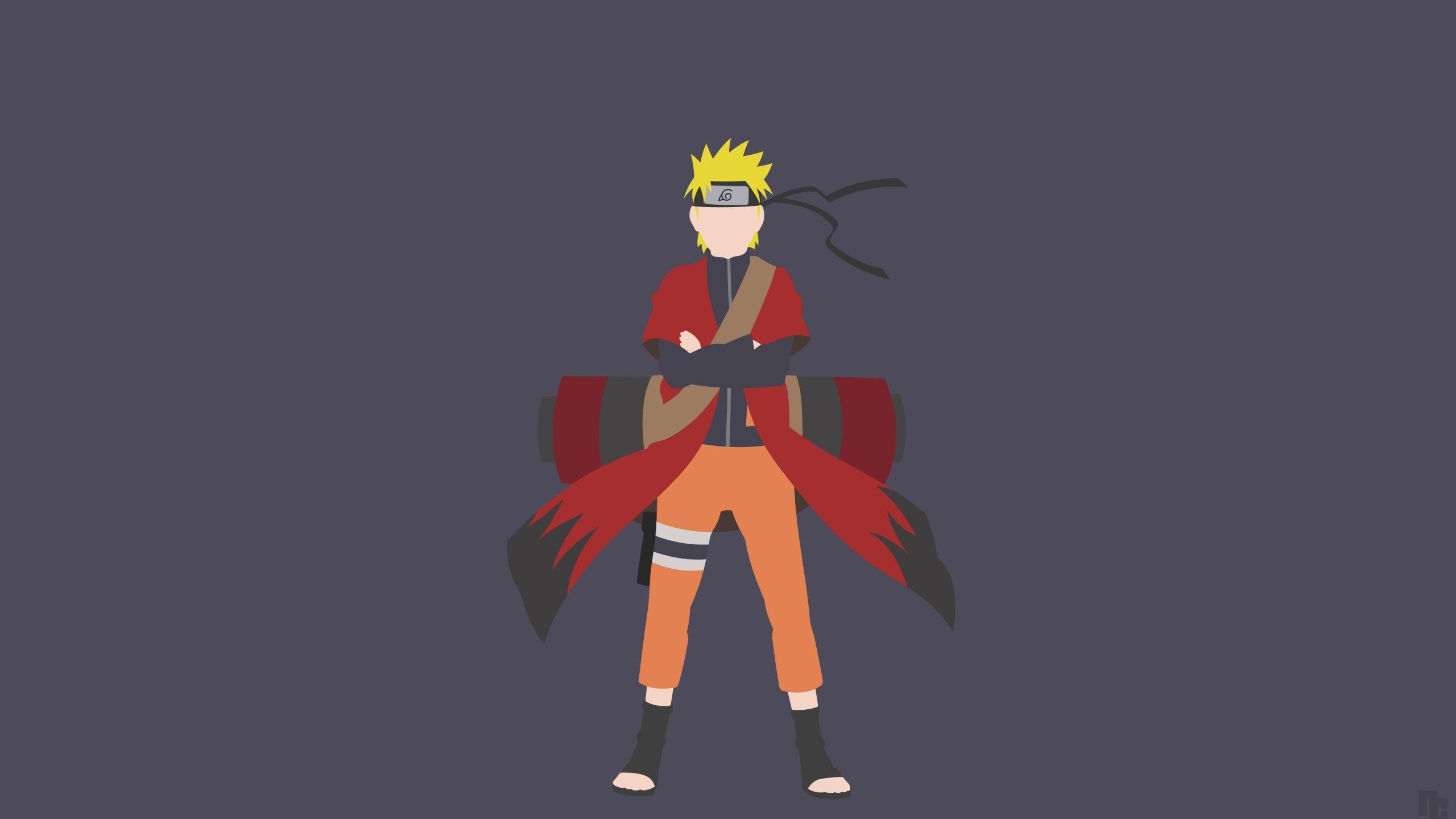 2560x1440 Download Minimal, anime, Naruto Uzumaki wallpaper, 2560x Dual Wide, Widescreen 16: Widescreen